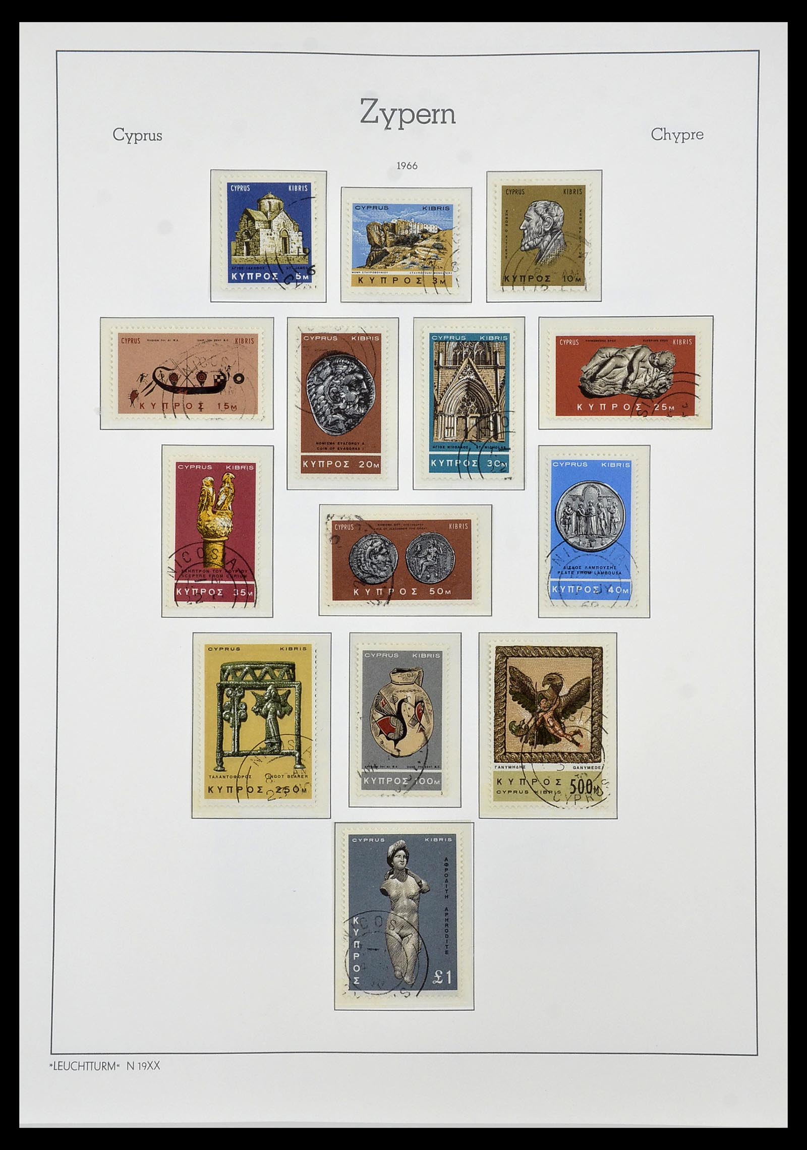 34049 015 - Postzegelverzameling 34049 Cyprus 1960-2012.