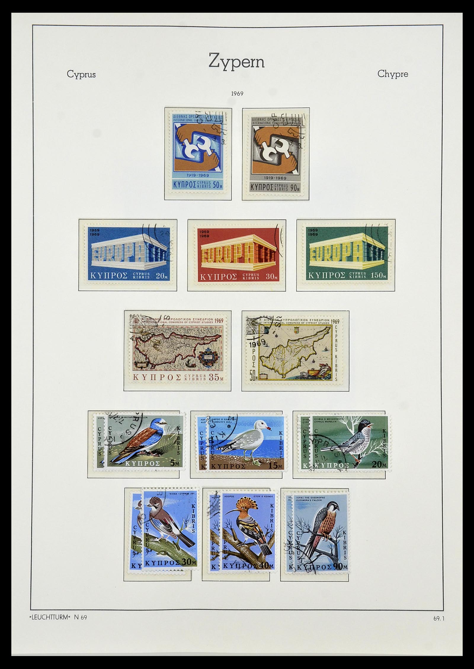 34049 021 - Postzegelverzameling 34049 Cyprus 1960-2012.