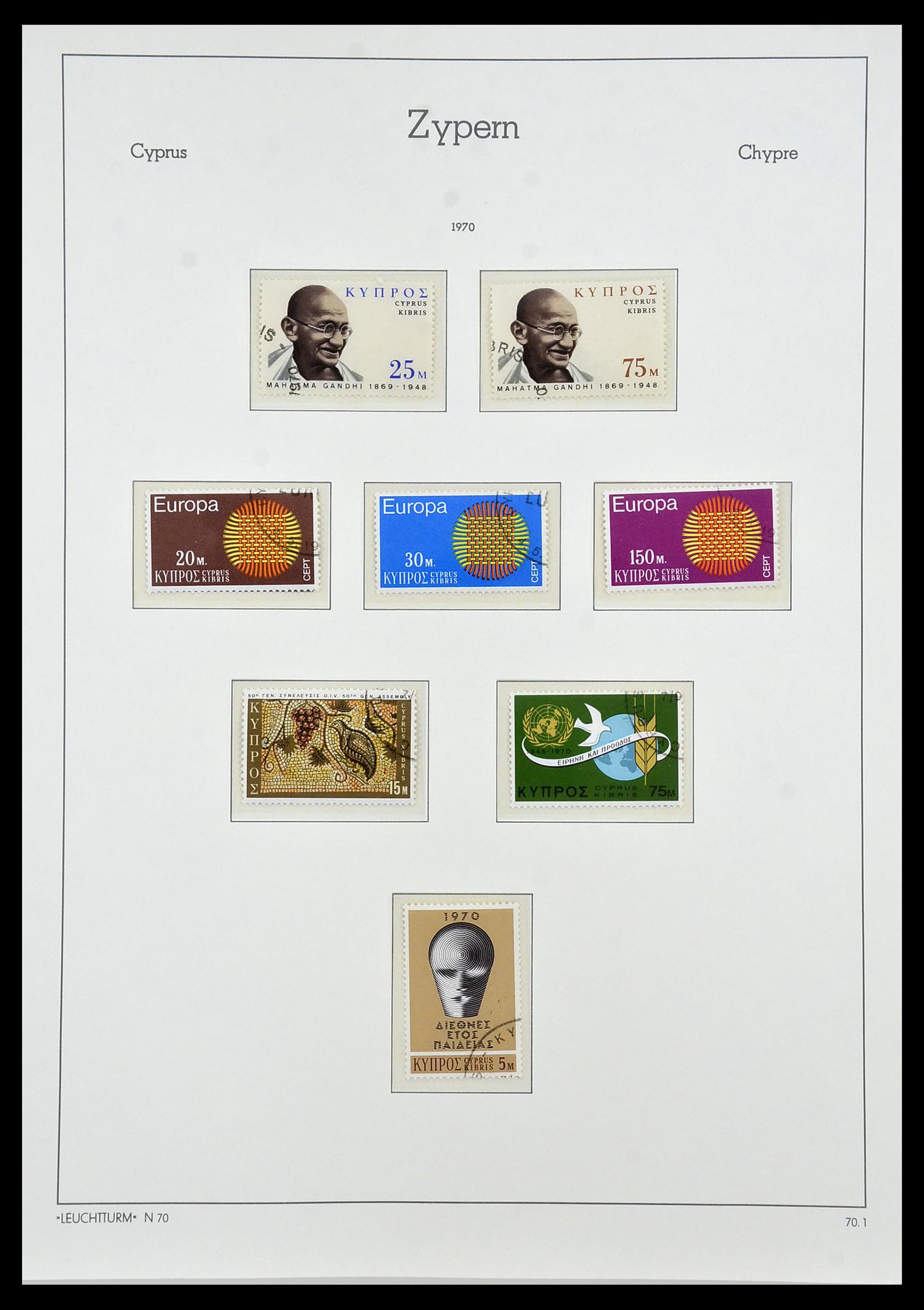 34049 023 - Postzegelverzameling 34049 Cyprus 1960-2012.