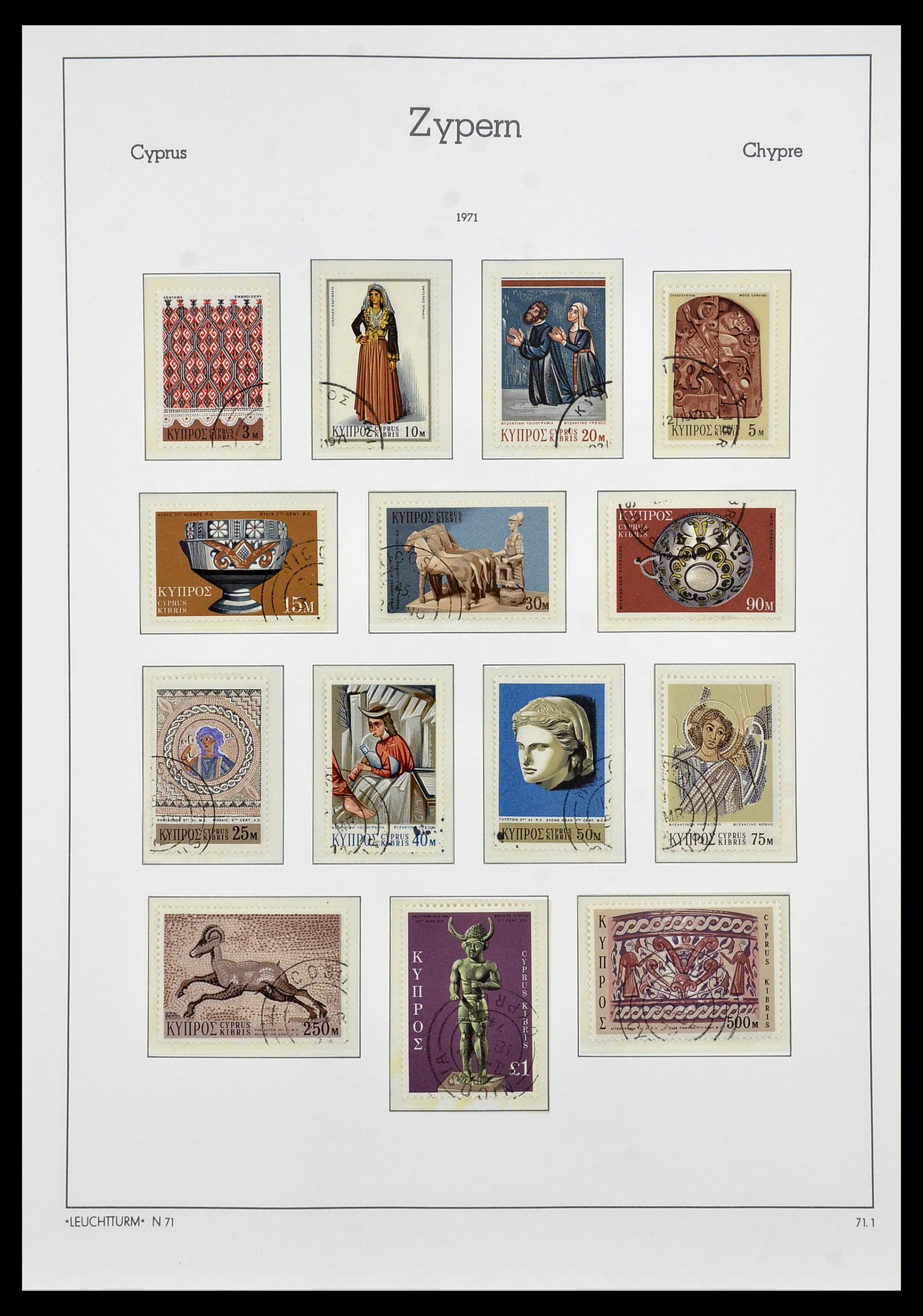 34049 025 - Postzegelverzameling 34049 Cyprus 1960-2012.