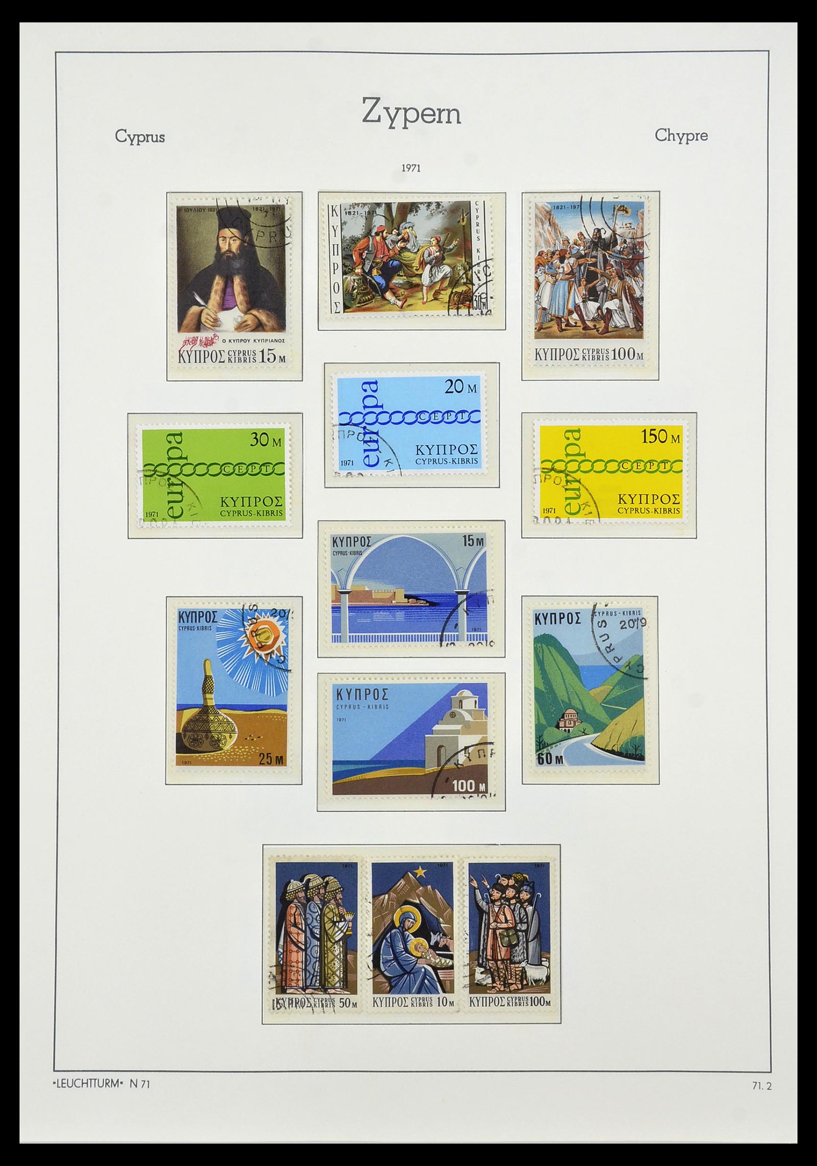 34049 026 - Postzegelverzameling 34049 Cyprus 1960-2012.