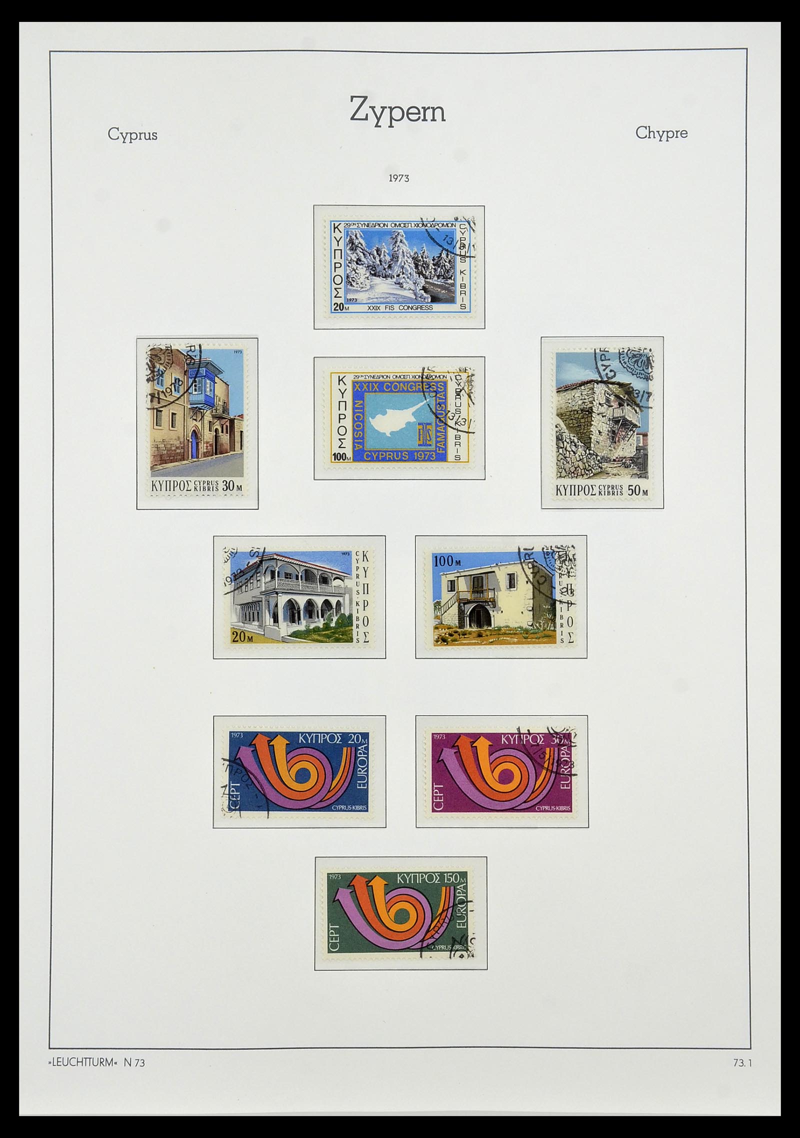 34049 029 - Postzegelverzameling 34049 Cyprus 1960-2012.