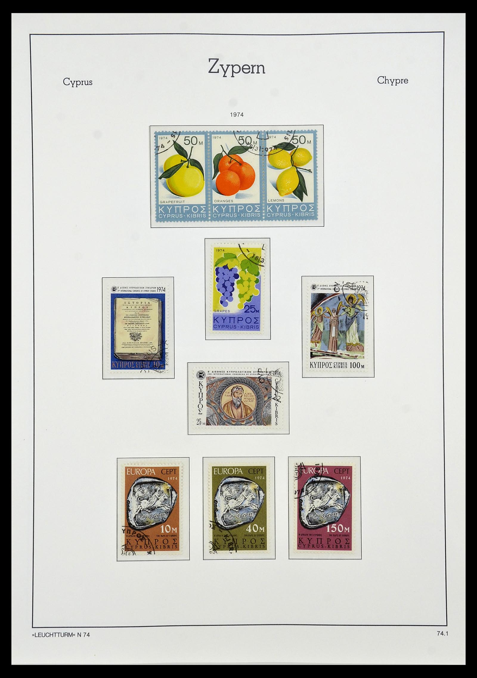 34049 031 - Postzegelverzameling 34049 Cyprus 1960-2012.