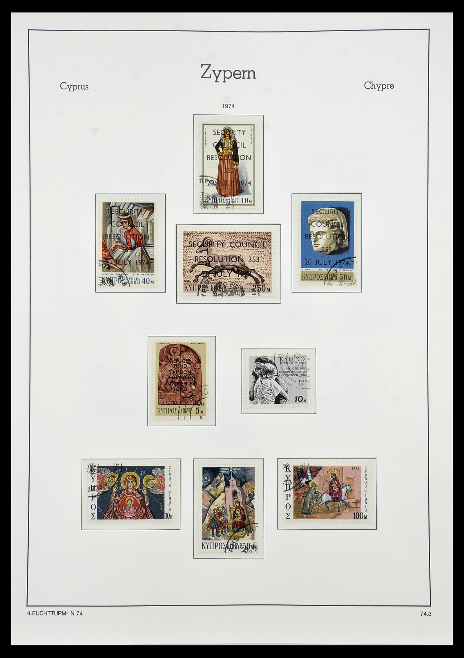 34049 033 - Postzegelverzameling 34049 Cyprus 1960-2012.