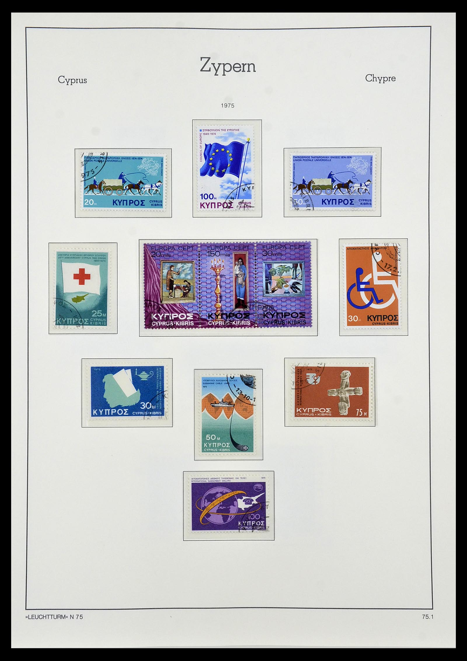 34049 034 - Postzegelverzameling 34049 Cyprus 1960-2012.