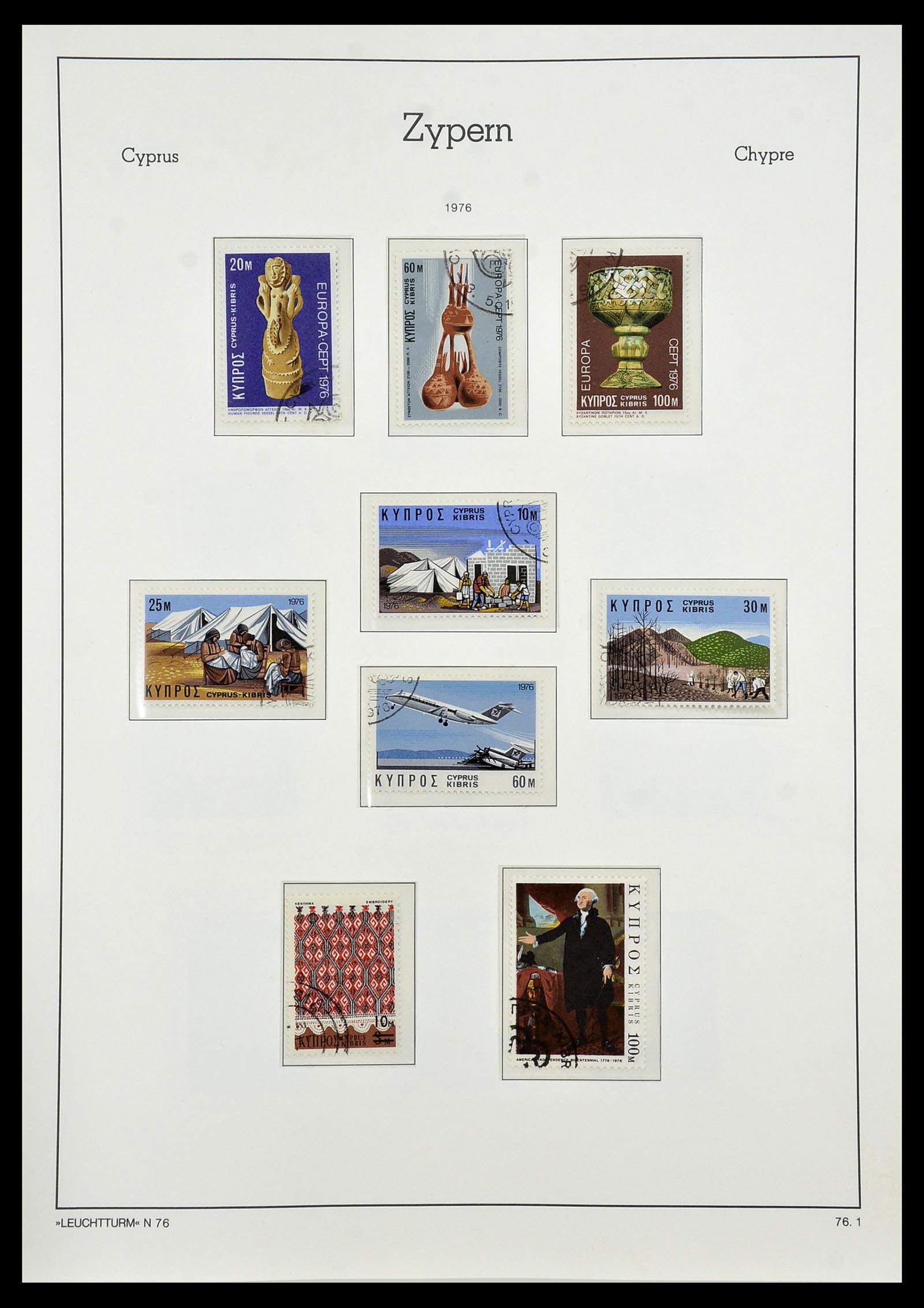 34049 035 - Postzegelverzameling 34049 Cyprus 1960-2012.