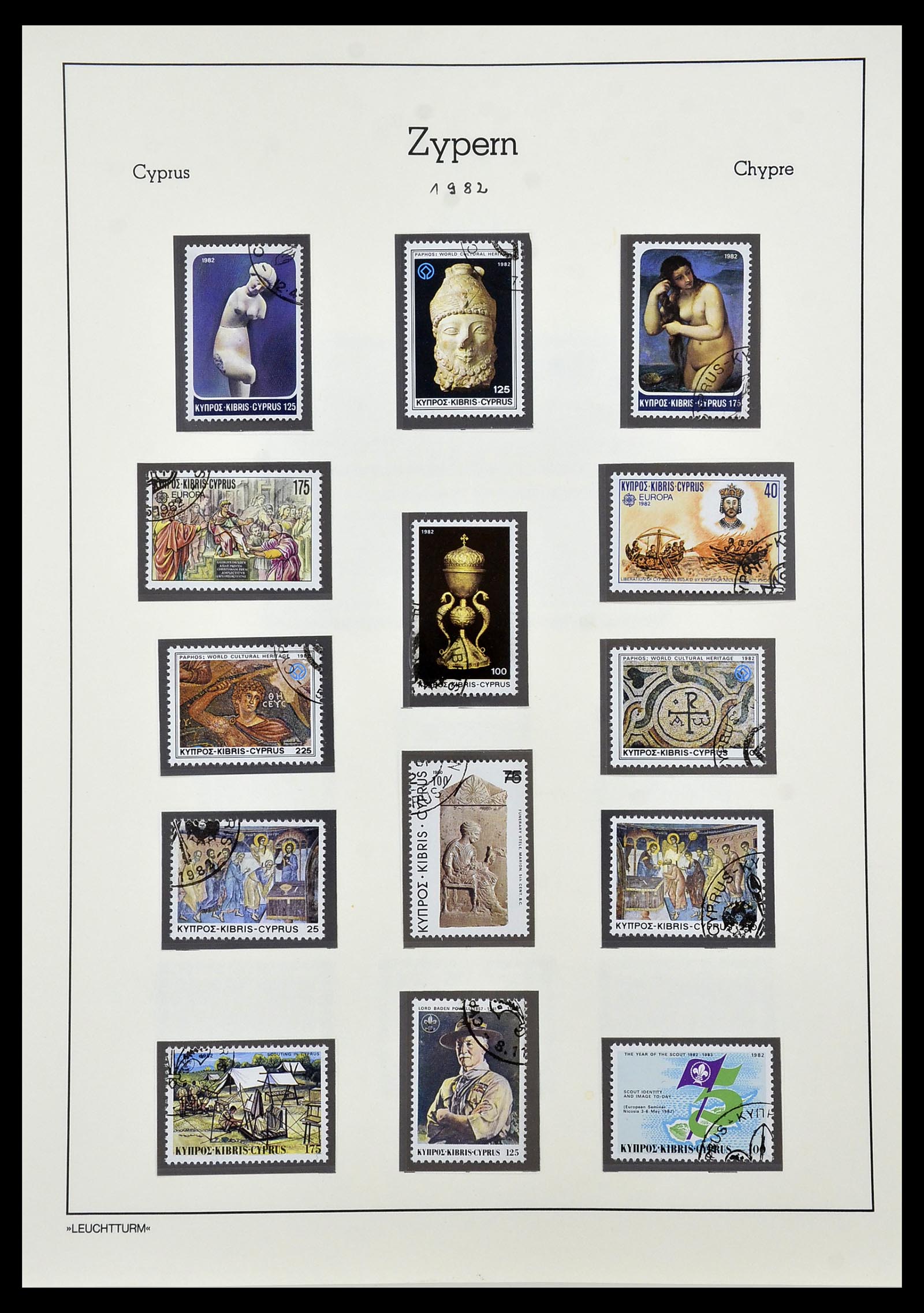 34049 049 - Postzegelverzameling 34049 Cyprus 1960-2012.