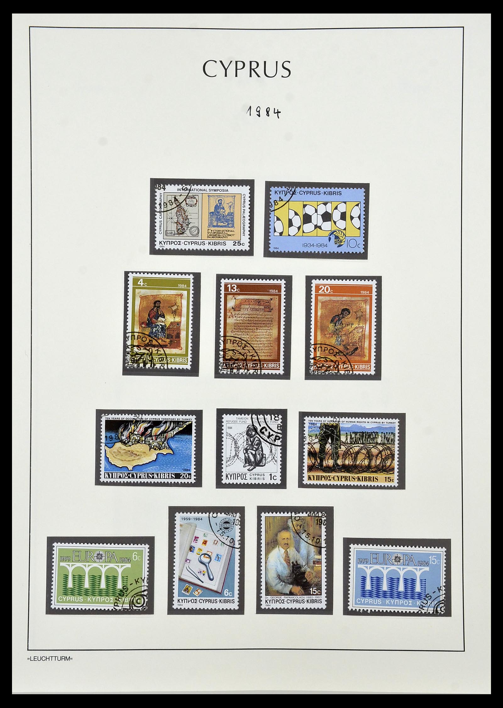 34049 053 - Postzegelverzameling 34049 Cyprus 1960-2012.