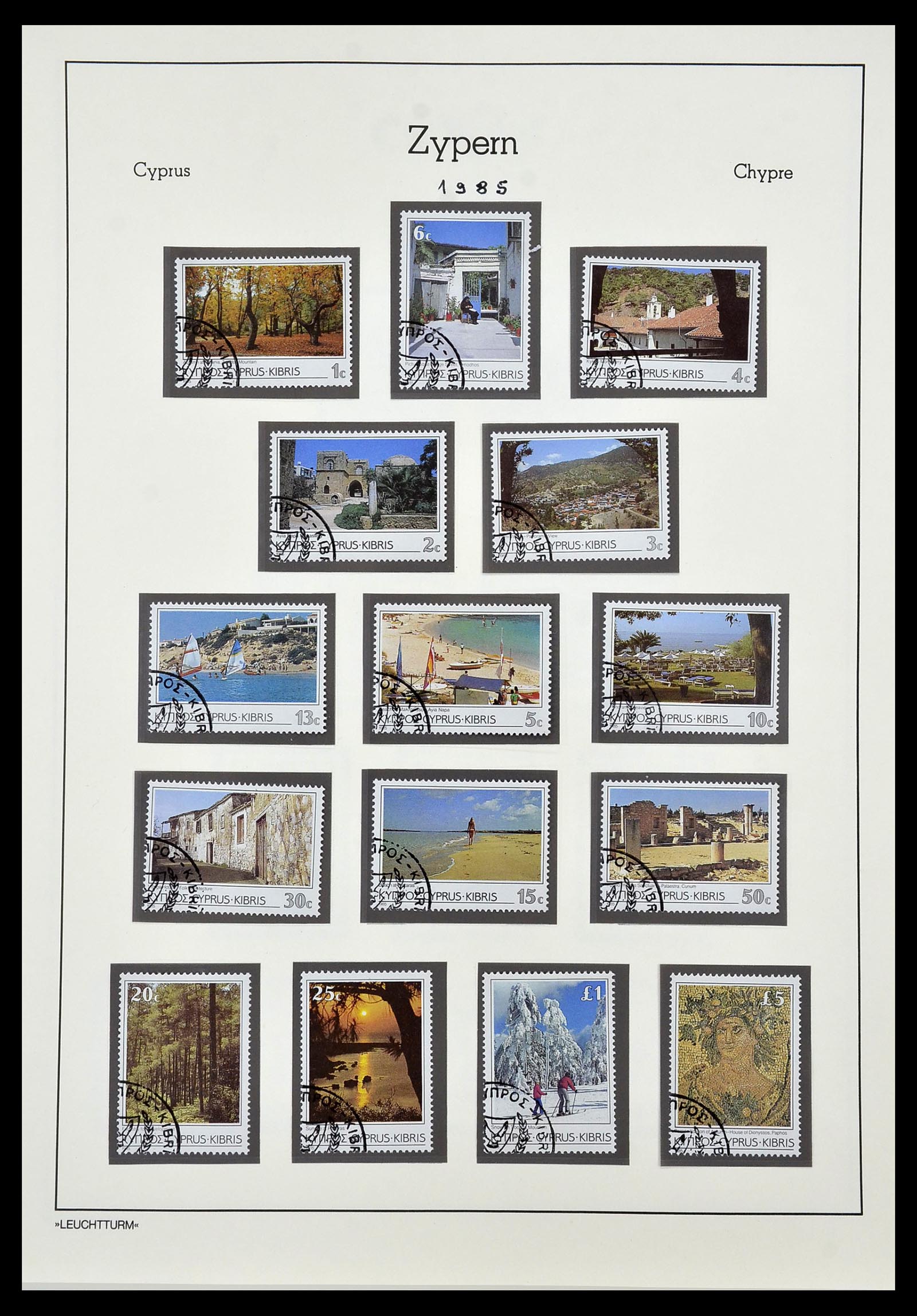 34049 055 - Postzegelverzameling 34049 Cyprus 1960-2012.
