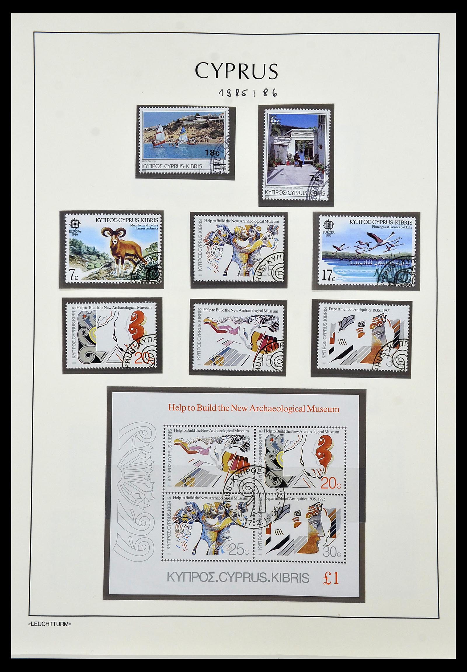 34049 057 - Postzegelverzameling 34049 Cyprus 1960-2012.