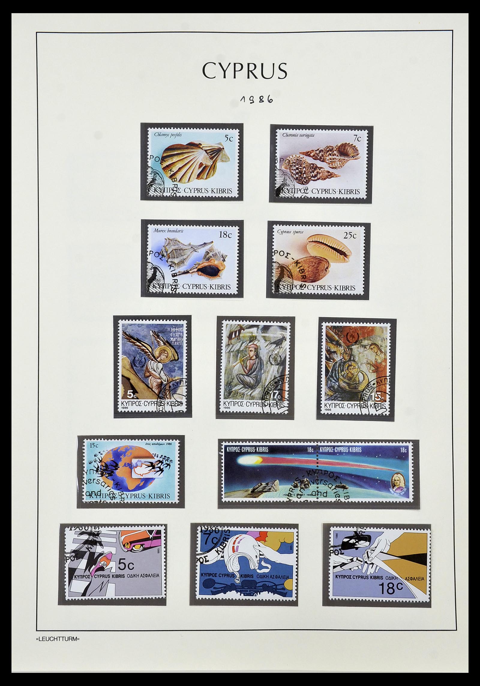 34049 058 - Postzegelverzameling 34049 Cyprus 1960-2012.