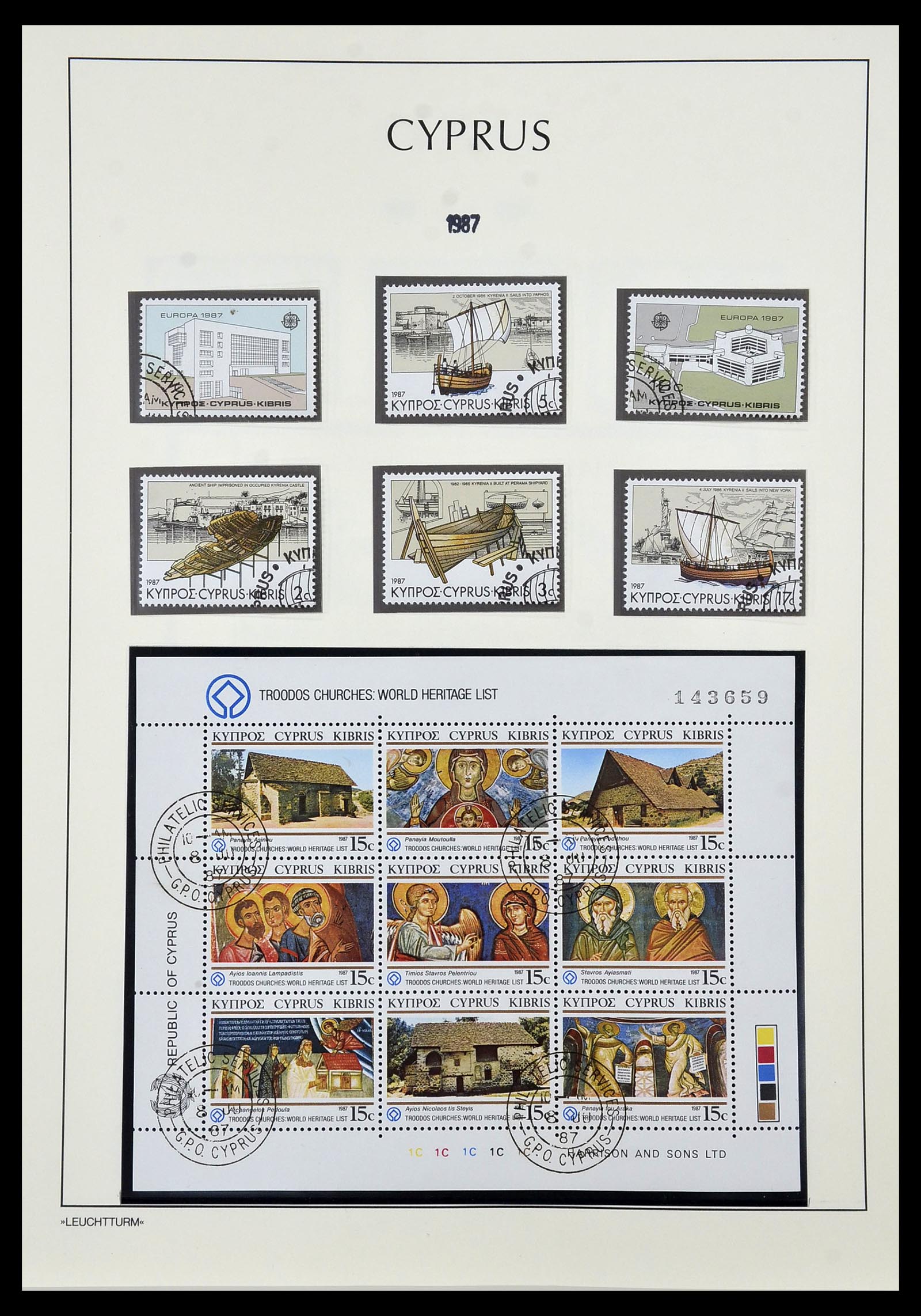 34049 059 - Postzegelverzameling 34049 Cyprus 1960-2012.