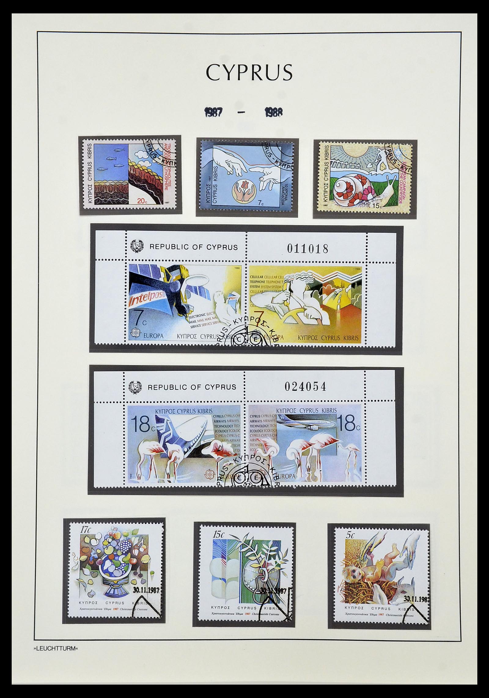 34049 060 - Postzegelverzameling 34049 Cyprus 1960-2012.