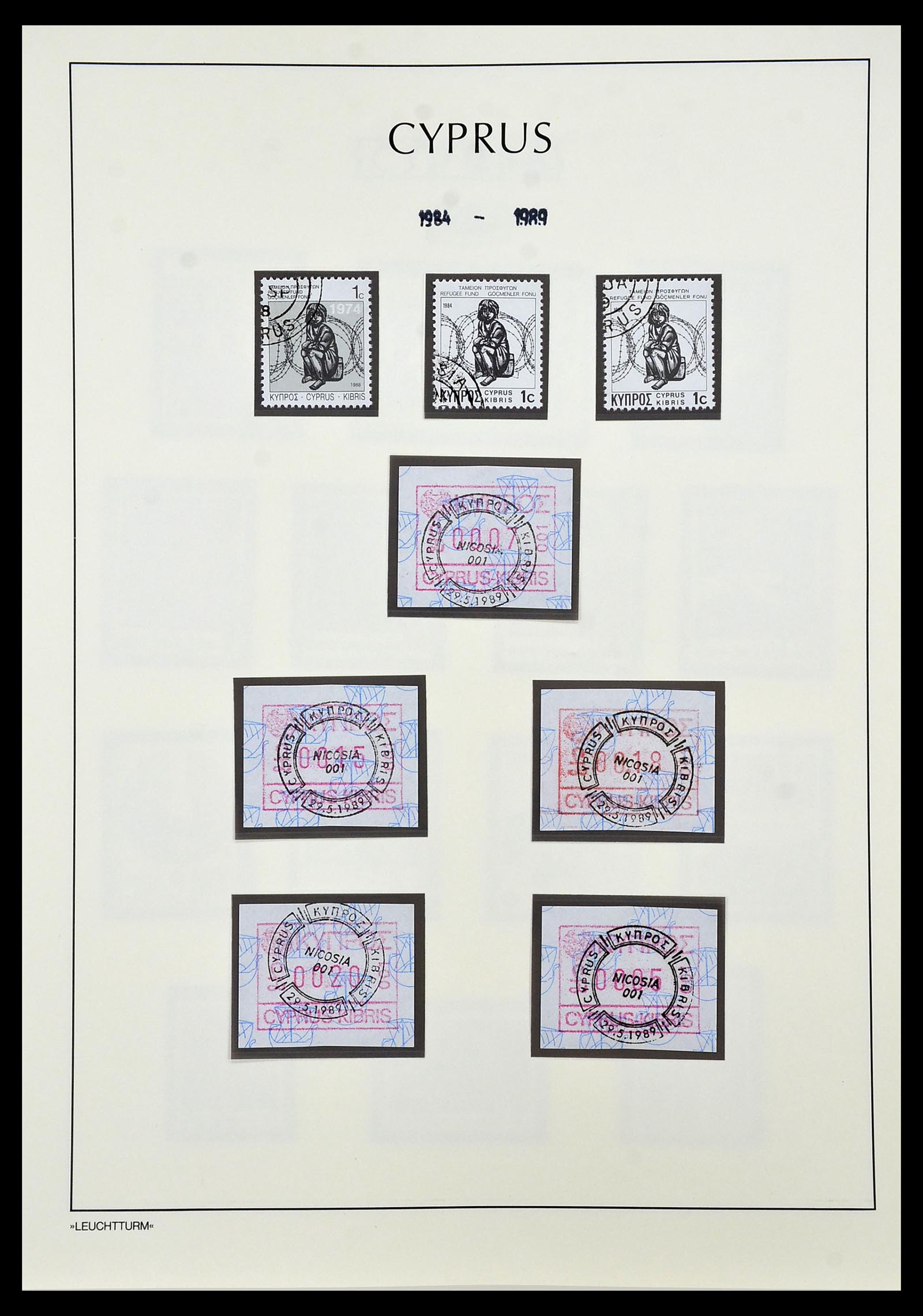 34049 063 - Postzegelverzameling 34049 Cyprus 1960-2012.