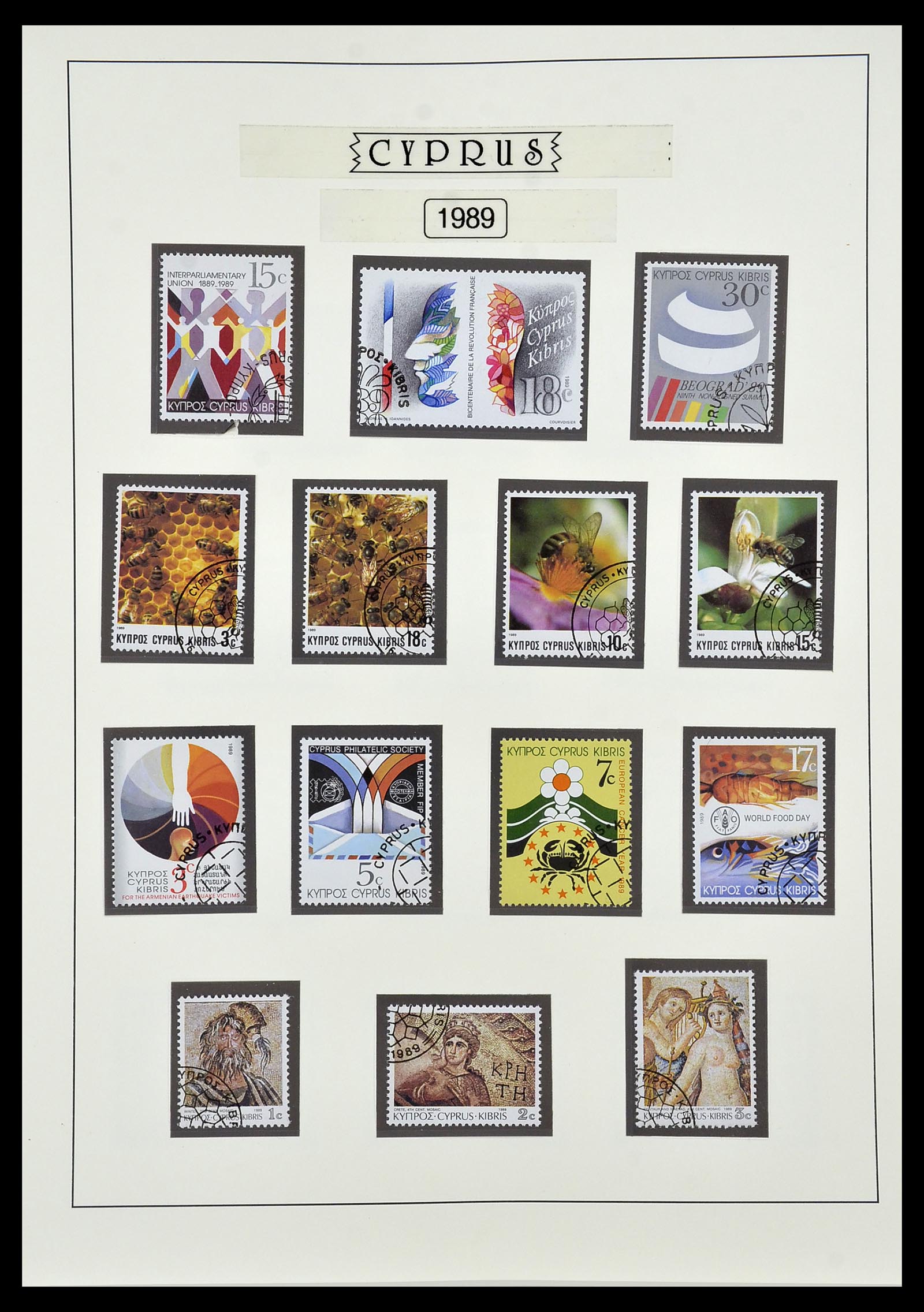 34049 064 - Postzegelverzameling 34049 Cyprus 1960-2012.