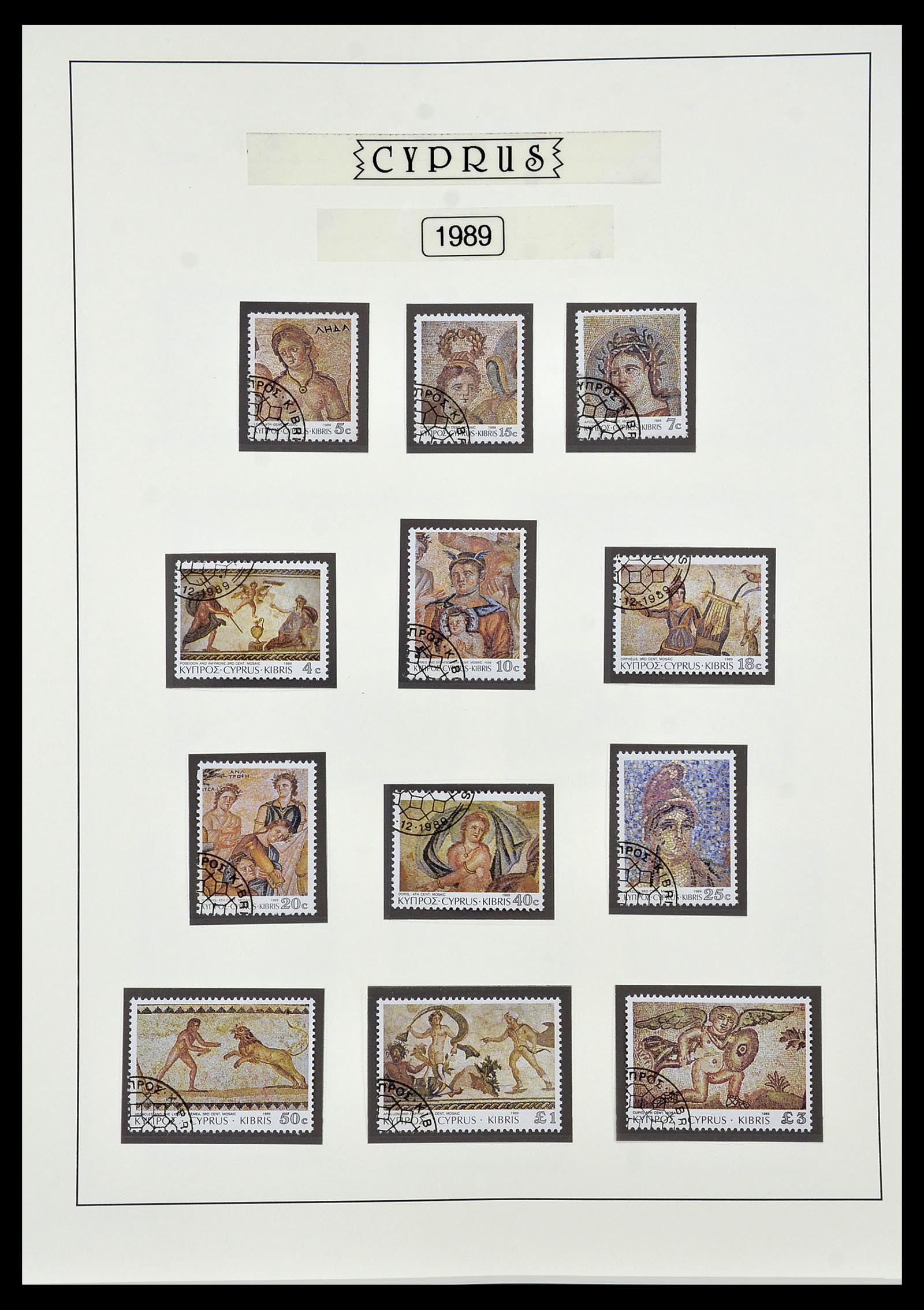 34049 065 - Postzegelverzameling 34049 Cyprus 1960-2012.