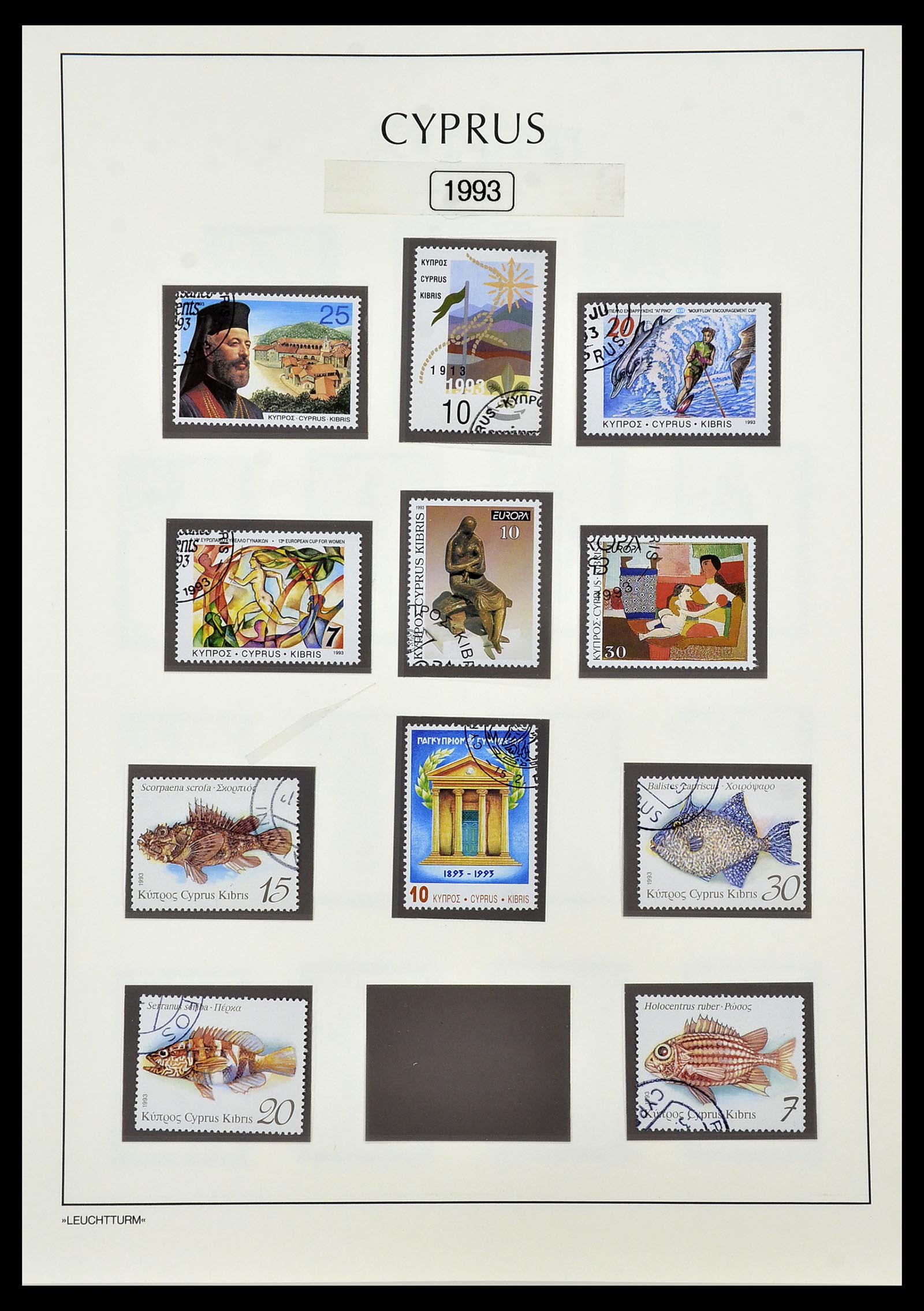 34049 071 - Postzegelverzameling 34049 Cyprus 1960-2012.