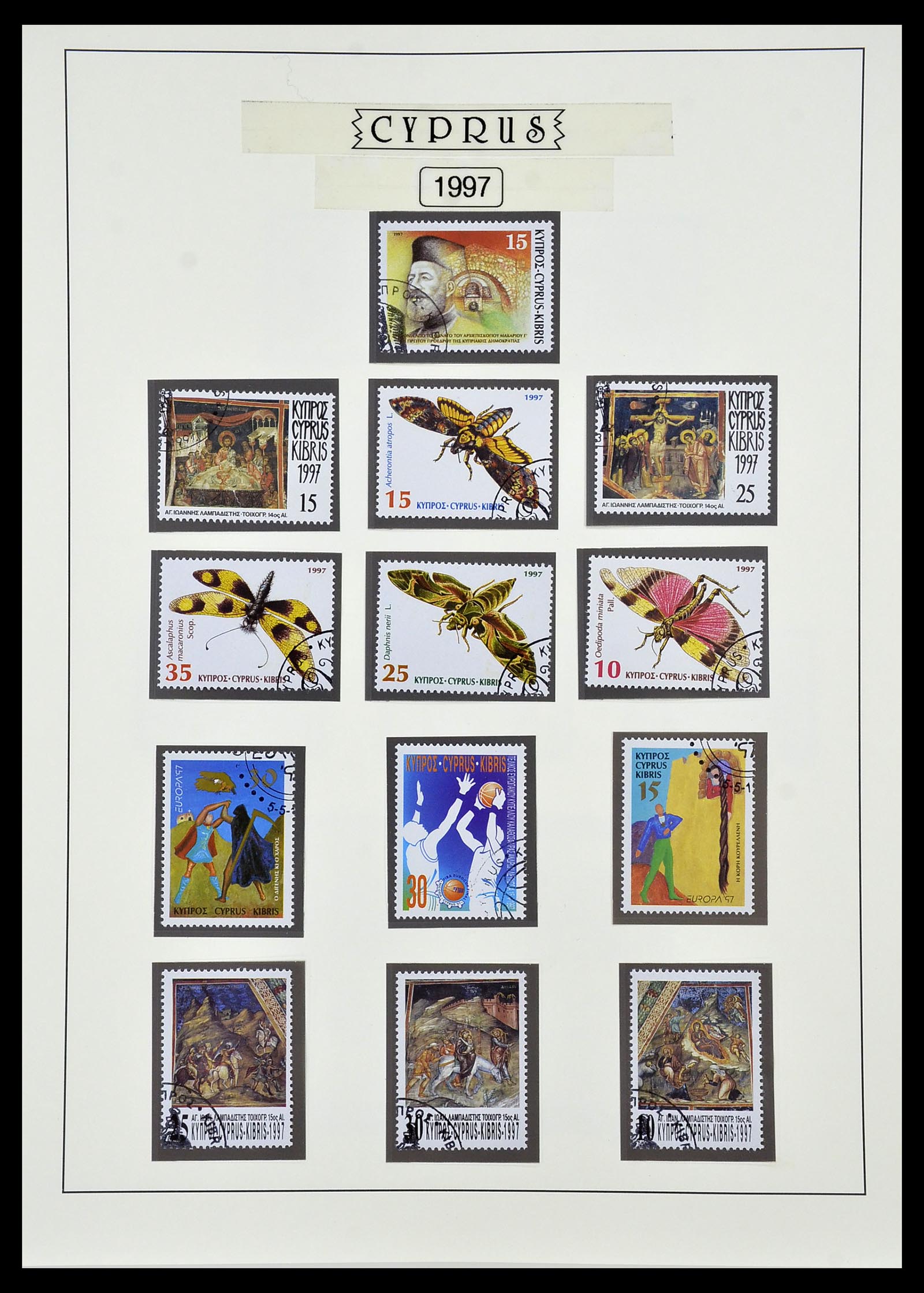 34049 078 - Postzegelverzameling 34049 Cyprus 1960-2012.