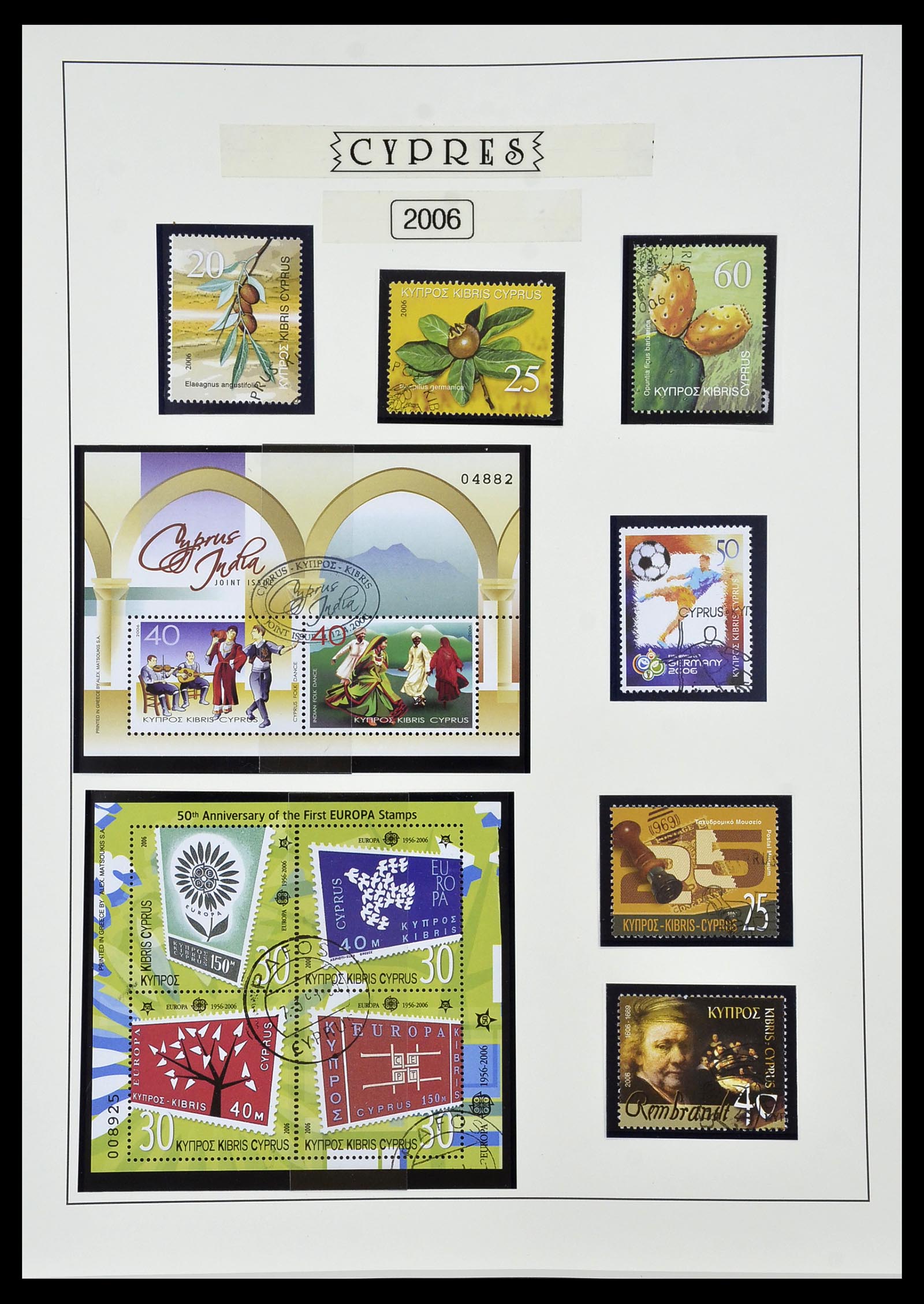 34049 094 - Postzegelverzameling 34049 Cyprus 1960-2012.