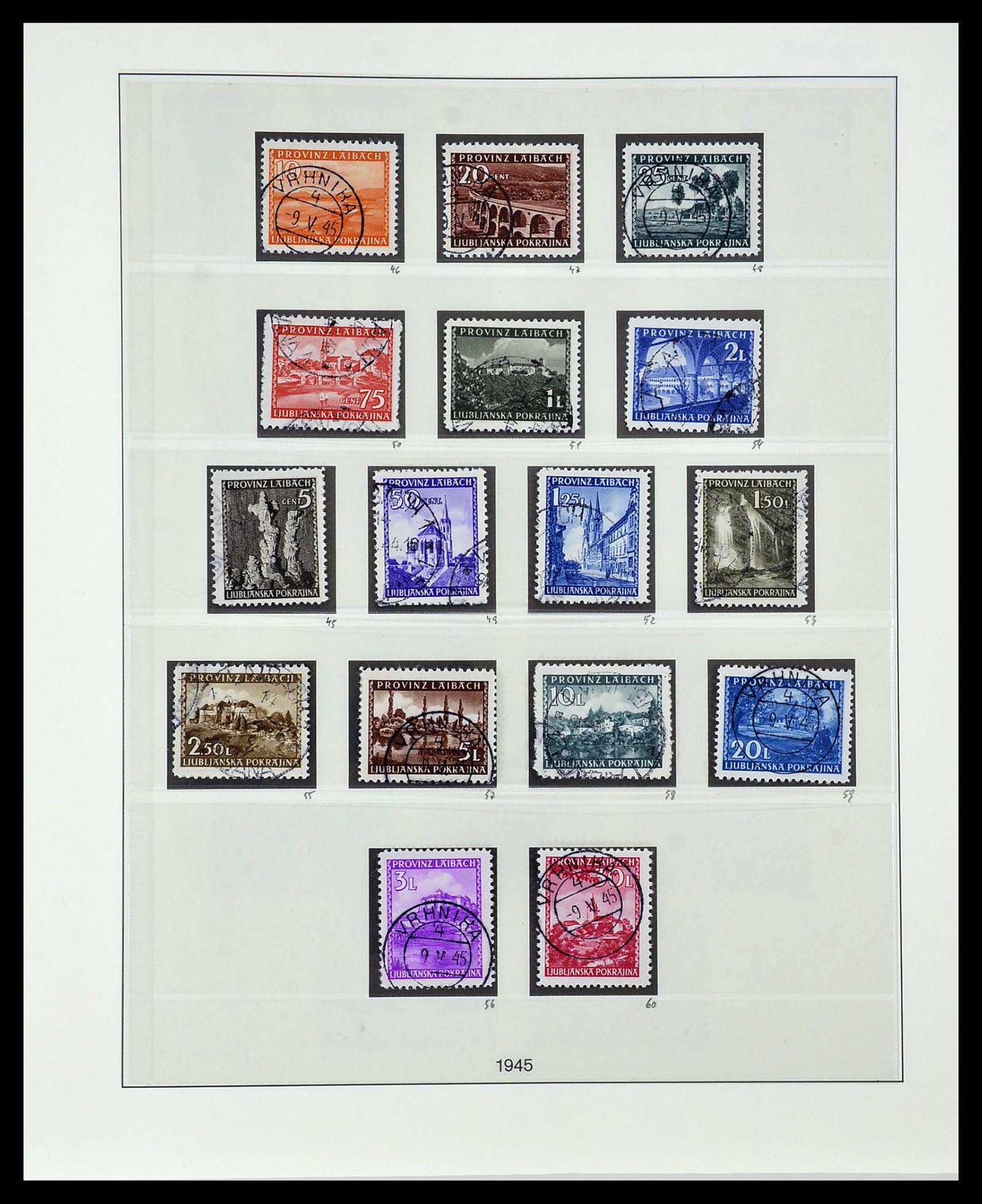 34050 040 - Stamp collection 34050 German occupations WW II 1939-1945.