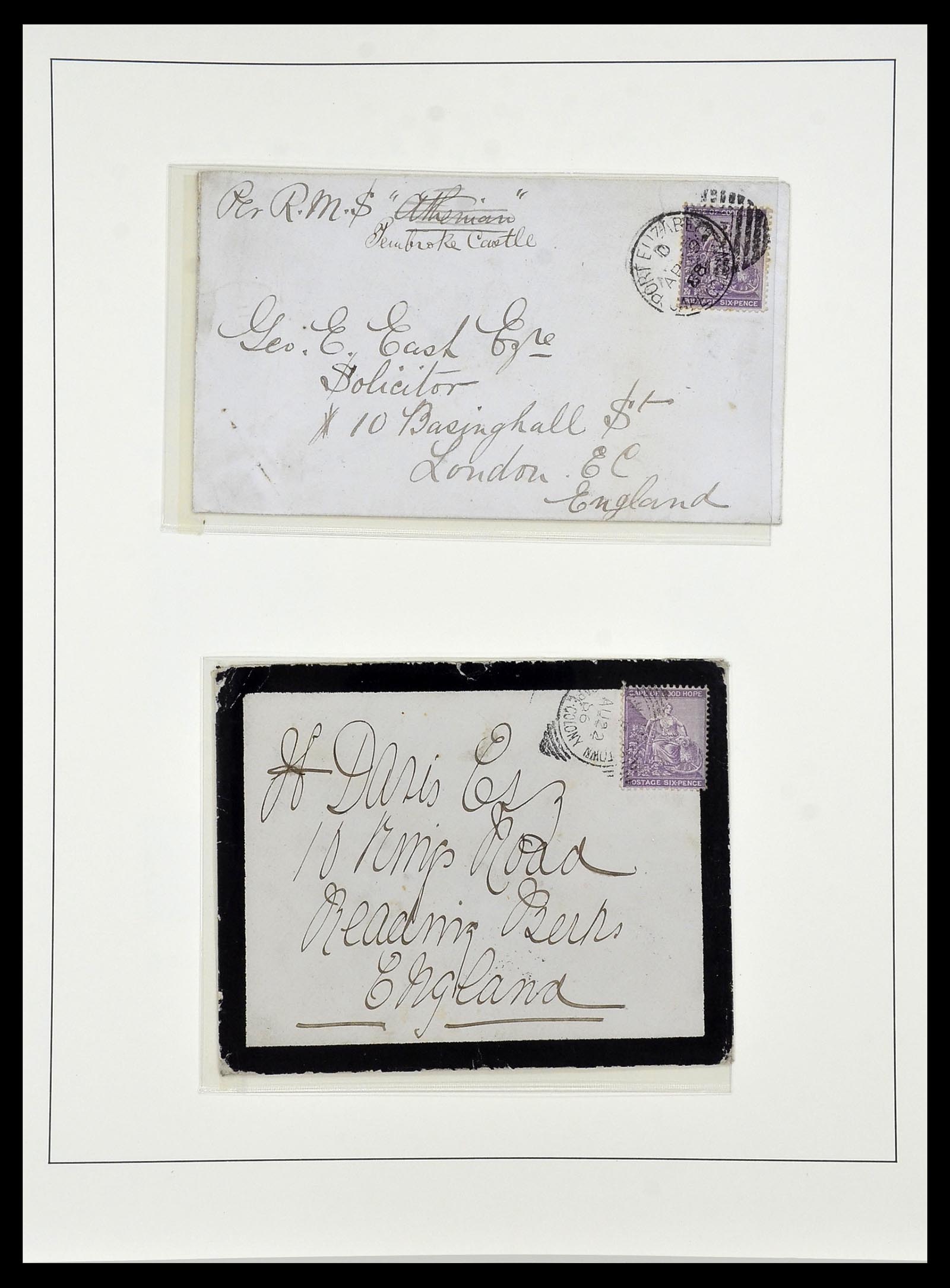 34051 033 - Postzegelverzameling 34051 Kaap de Goede Hoop 1864-1904.