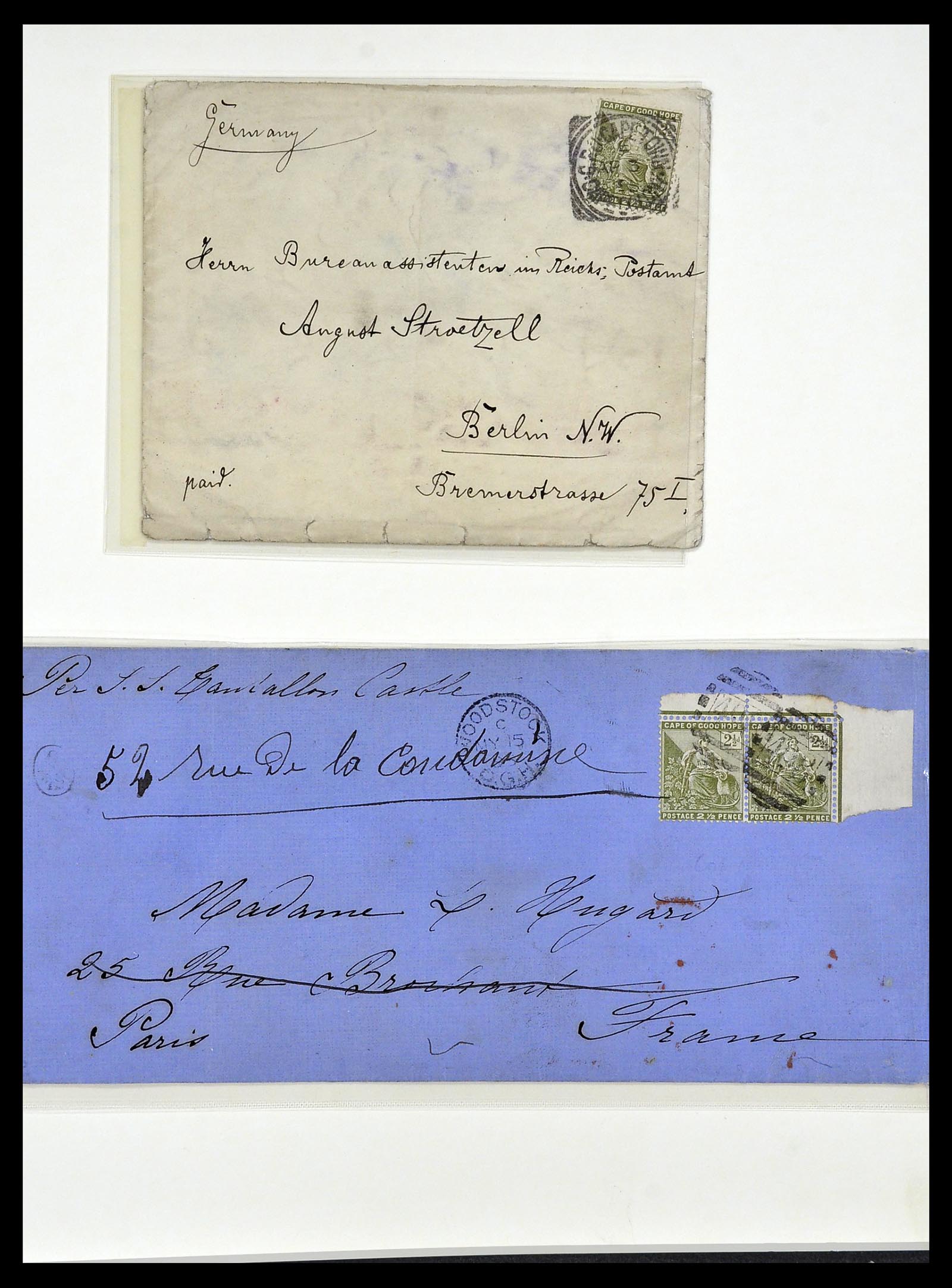 34051 039 - Postzegelverzameling 34051 Kaap de Goede Hoop 1864-1904.