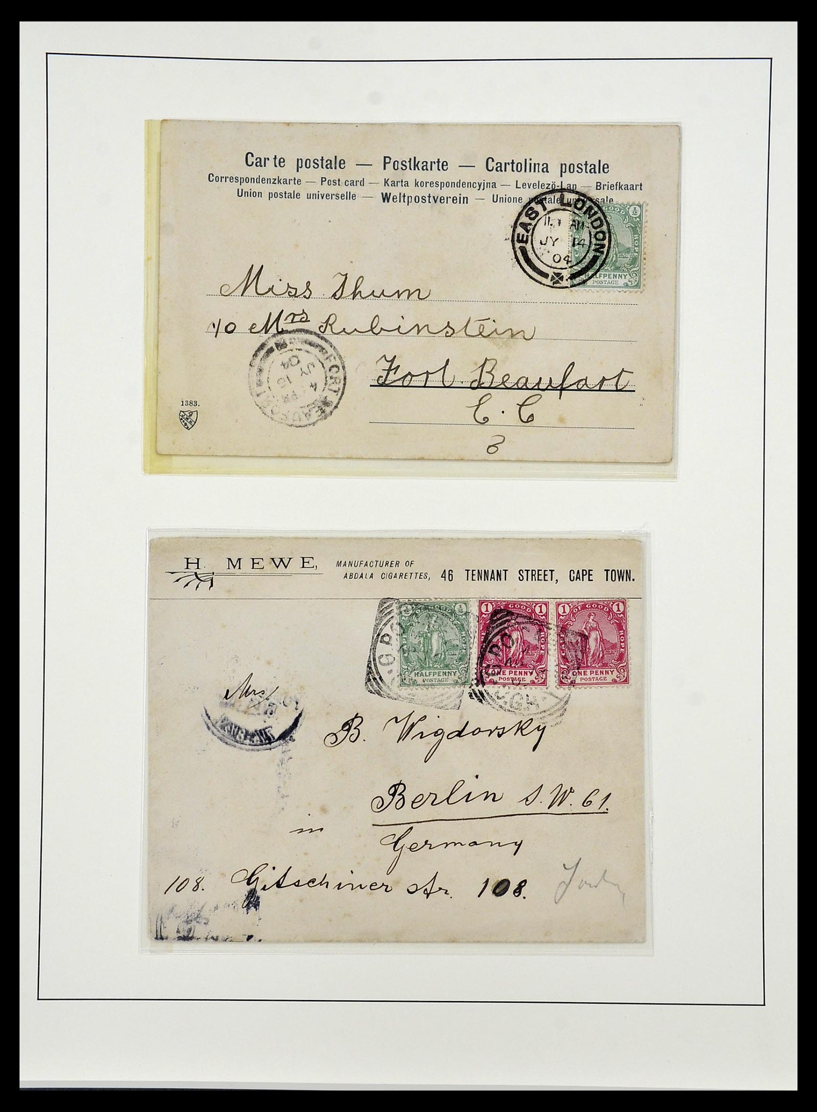 34051 043 - Postzegelverzameling 34051 Kaap de Goede Hoop 1864-1904.
