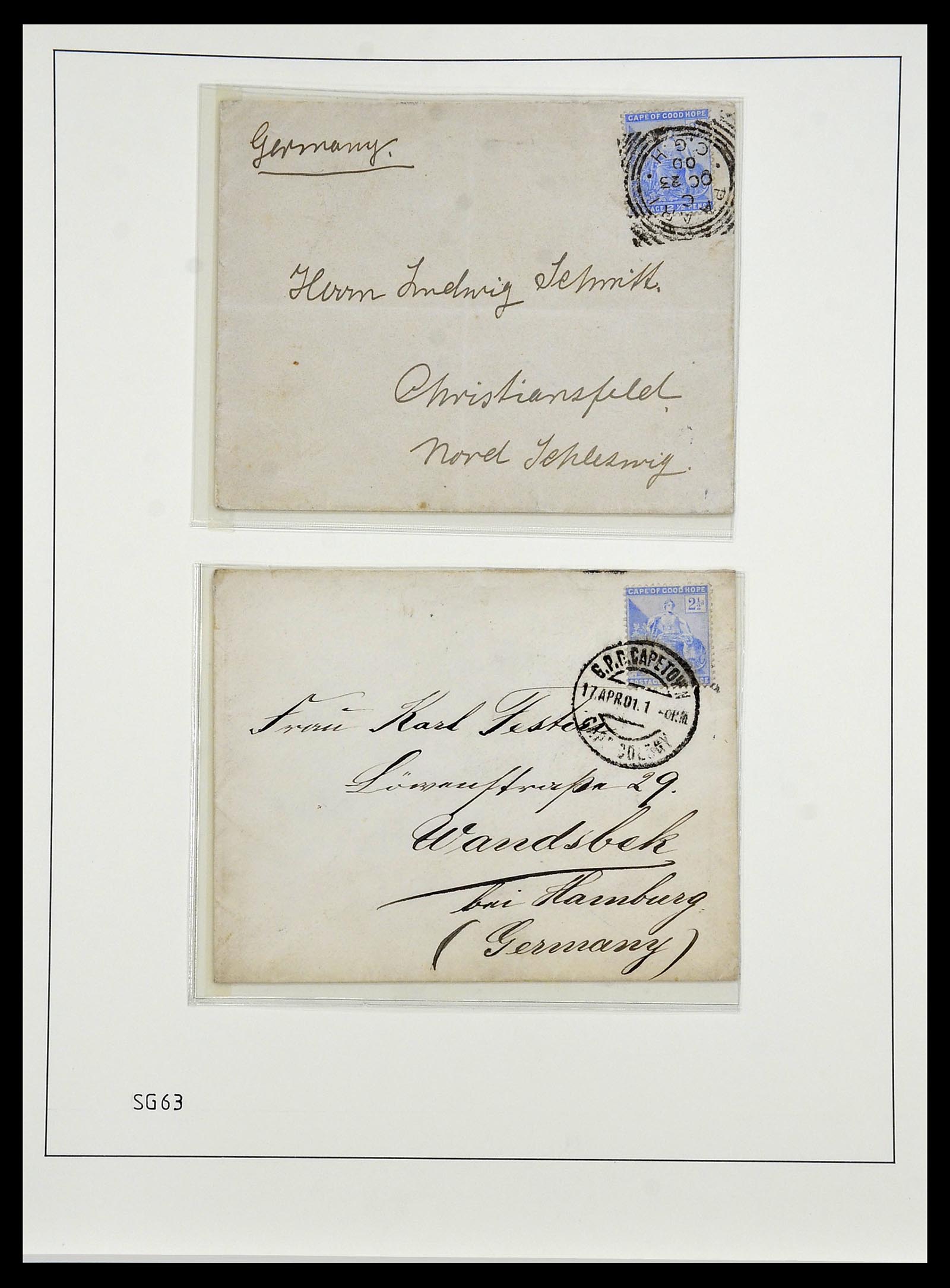34051 049 - Postzegelverzameling 34051 Kaap de Goede Hoop 1864-1904.