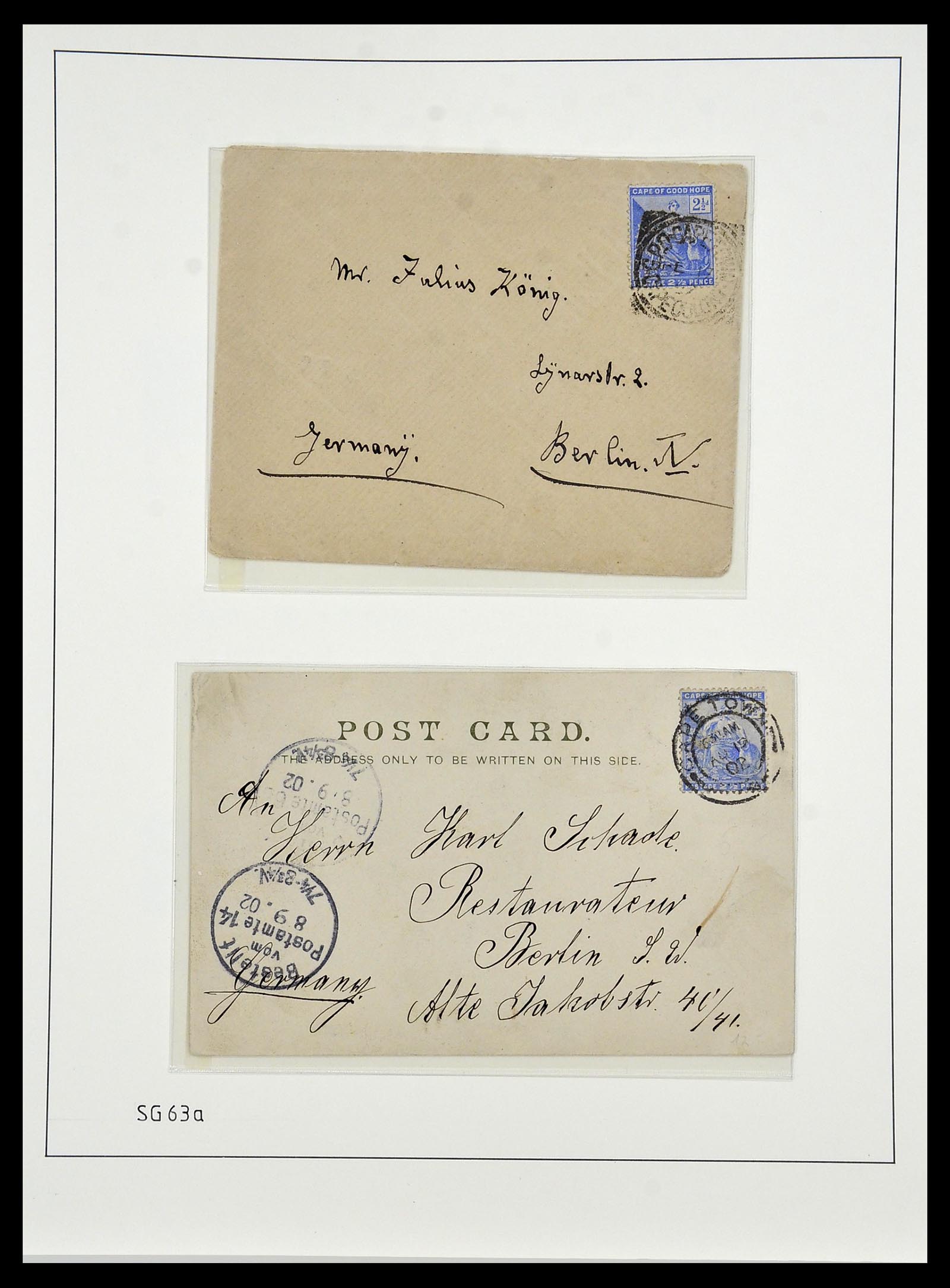 34051 050 - Postzegelverzameling 34051 Kaap de Goede Hoop 1864-1904.