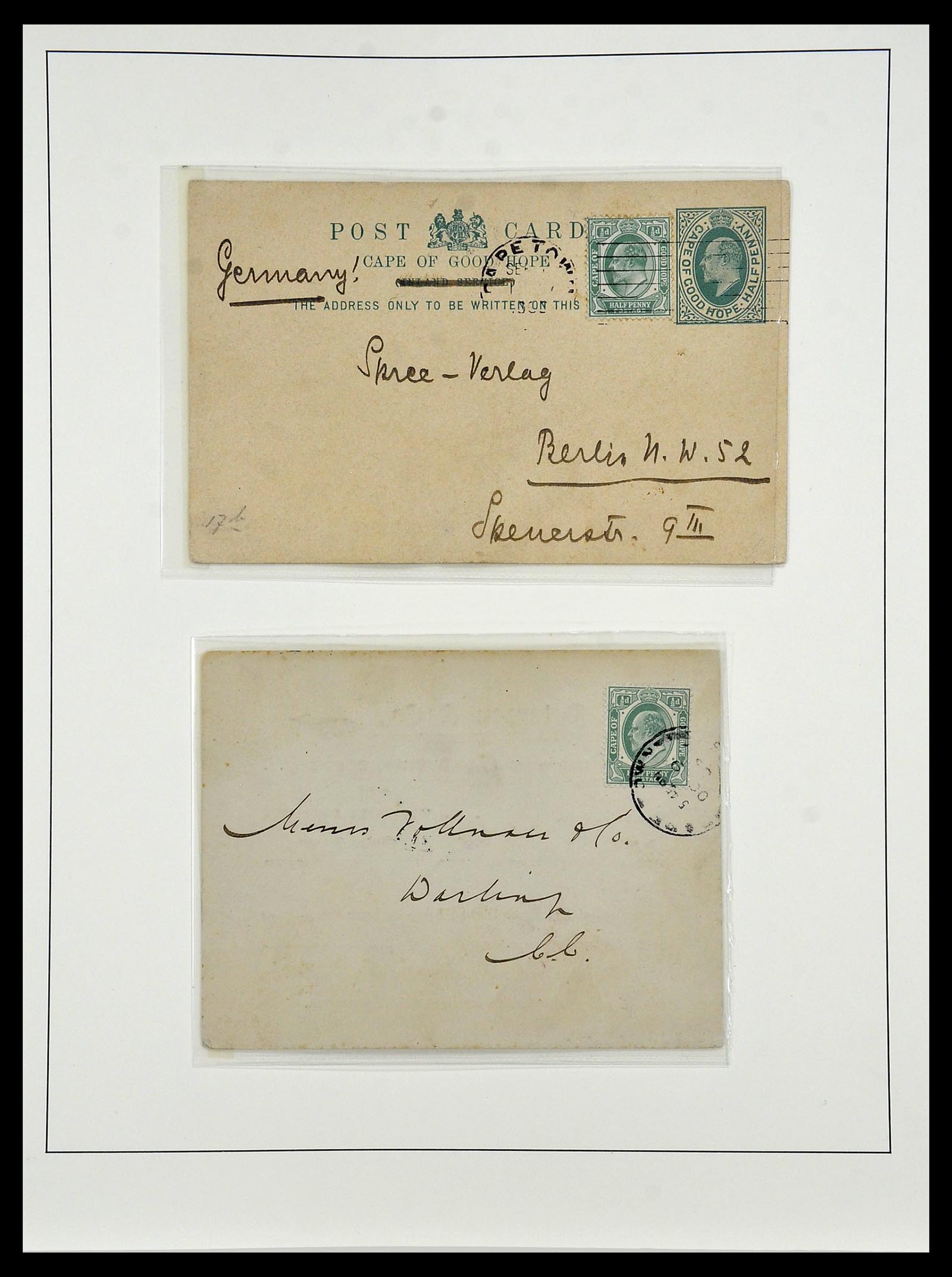 34051 057 - Postzegelverzameling 34051 Kaap de Goede Hoop 1864-1904.