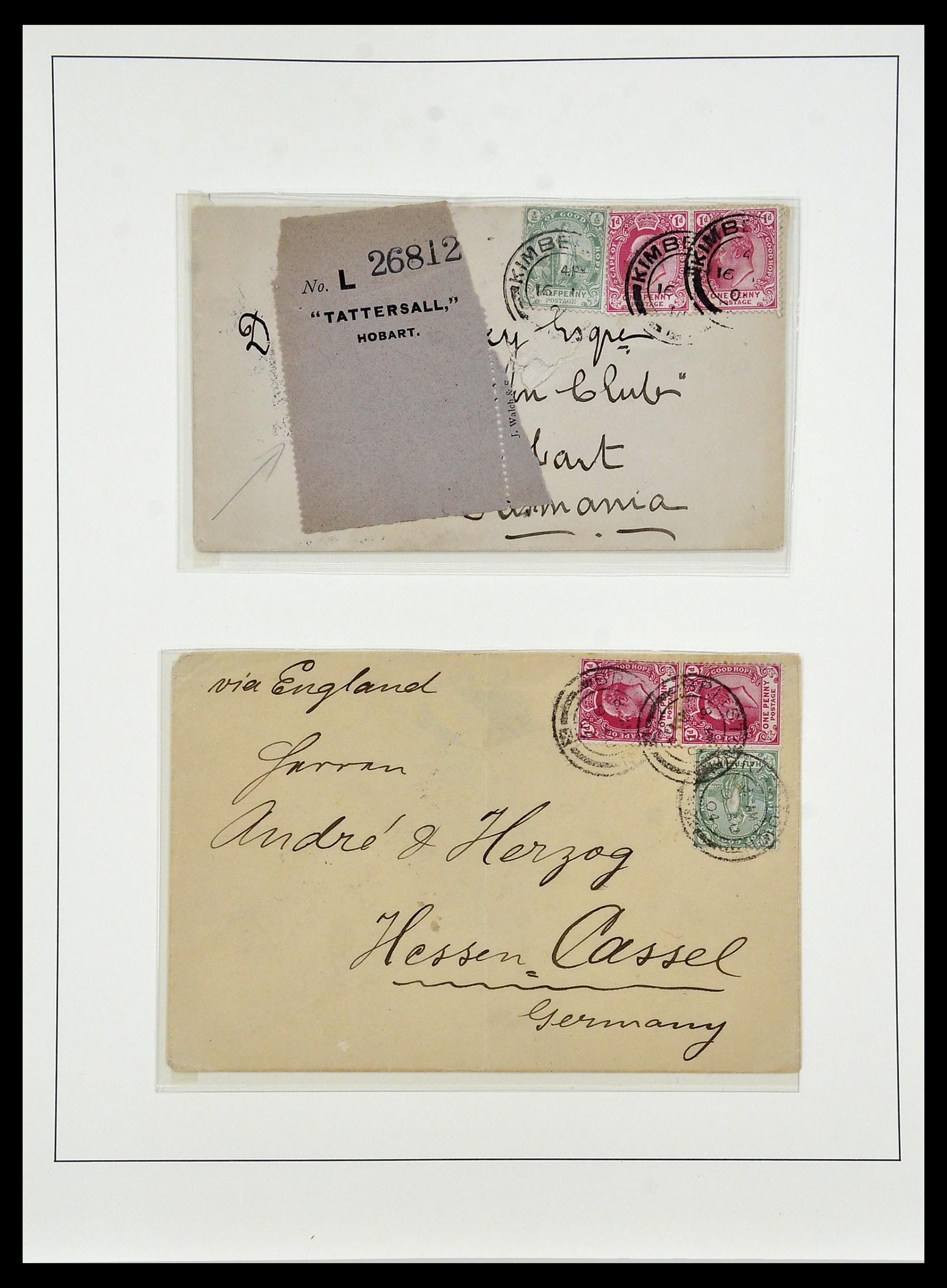 34051 059 - Postzegelverzameling 34051 Kaap de Goede Hoop 1864-1904.