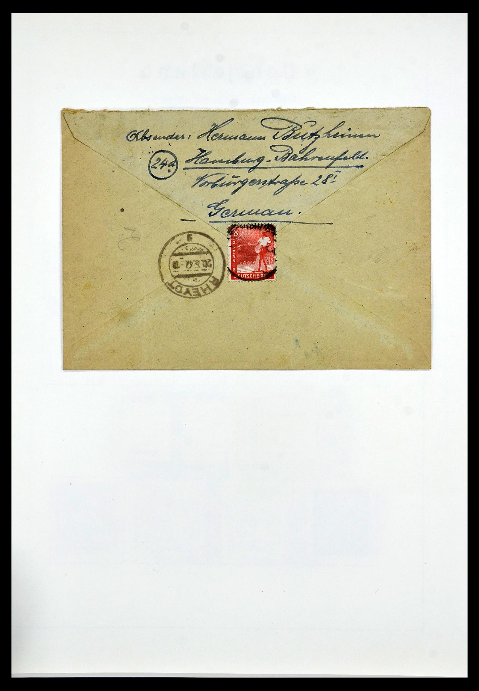 34053 004 - Postzegelverzameling 34053 Duitse Zones 1945-1949.