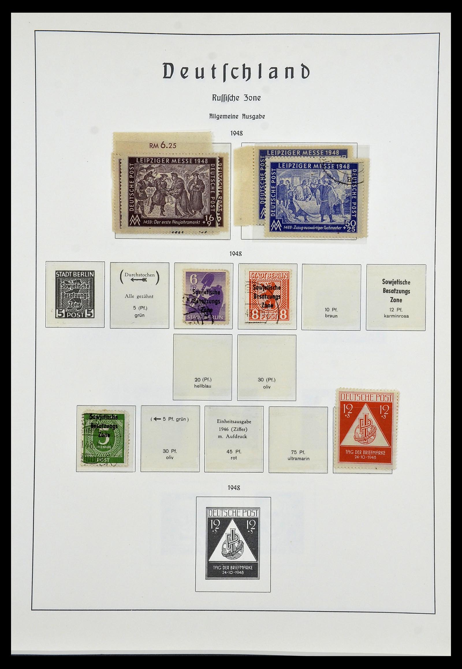 34053 022 - Stamp collection 34053 German Zones 1945-1949.
