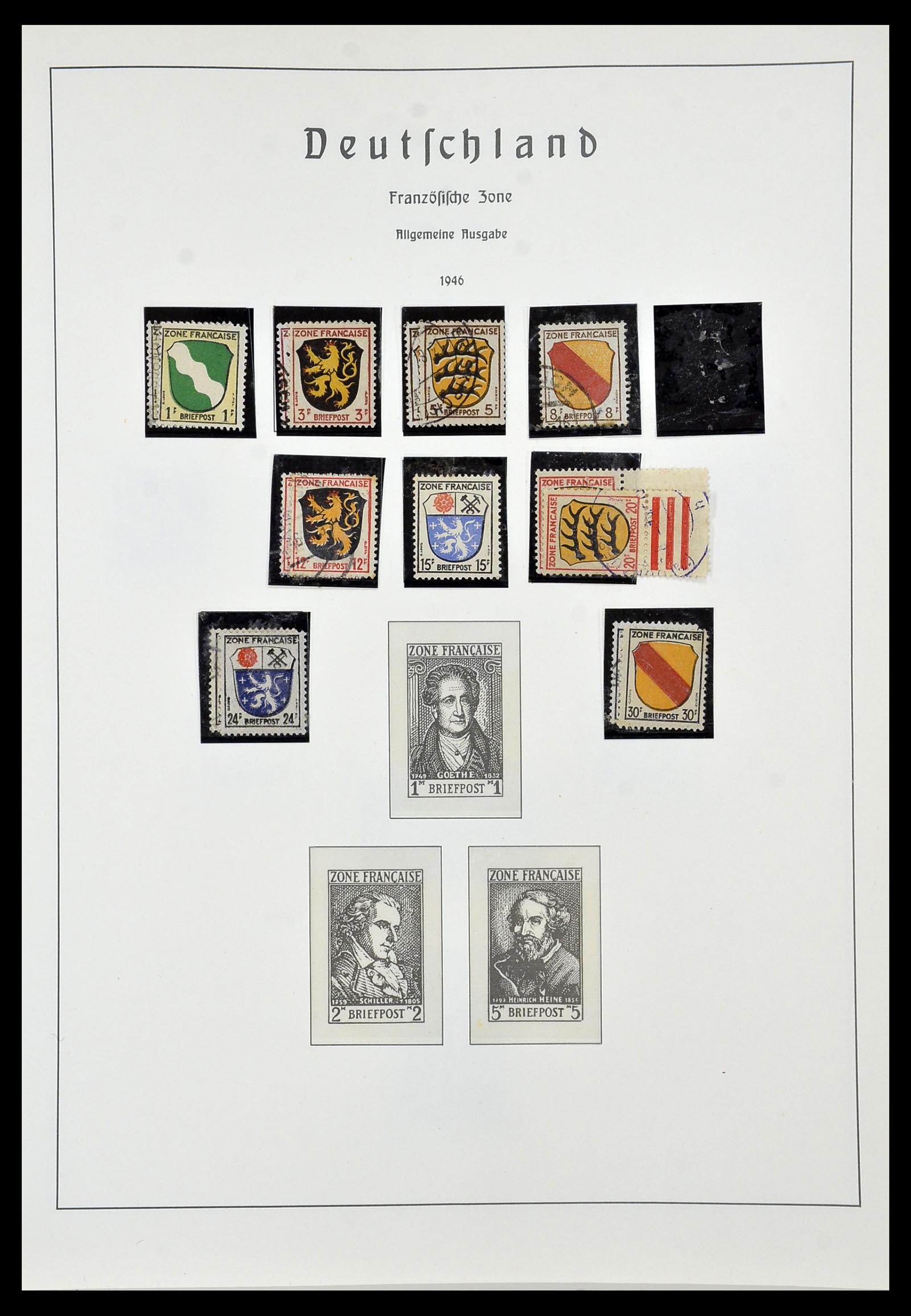 34053 029 - Postzegelverzameling 34053 Duitse Zones 1945-1949.