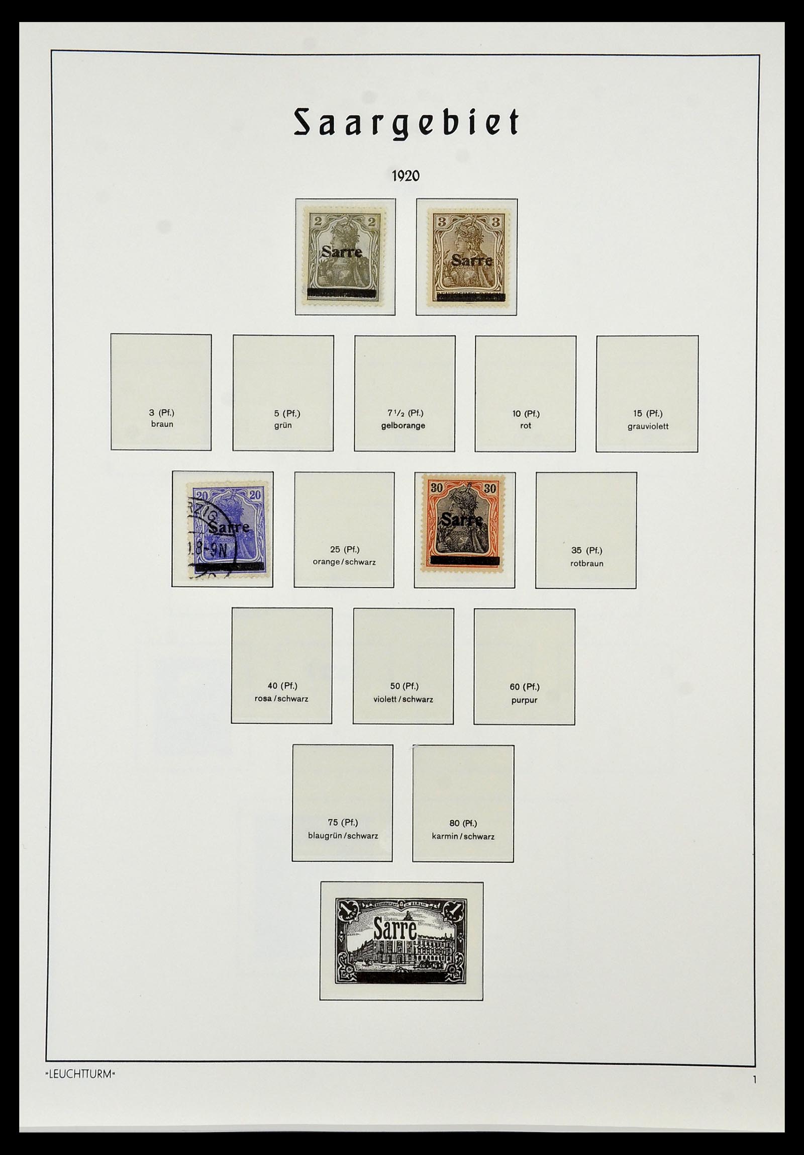 34053 042 - Stamp collection 34053 German Zones 1945-1949.