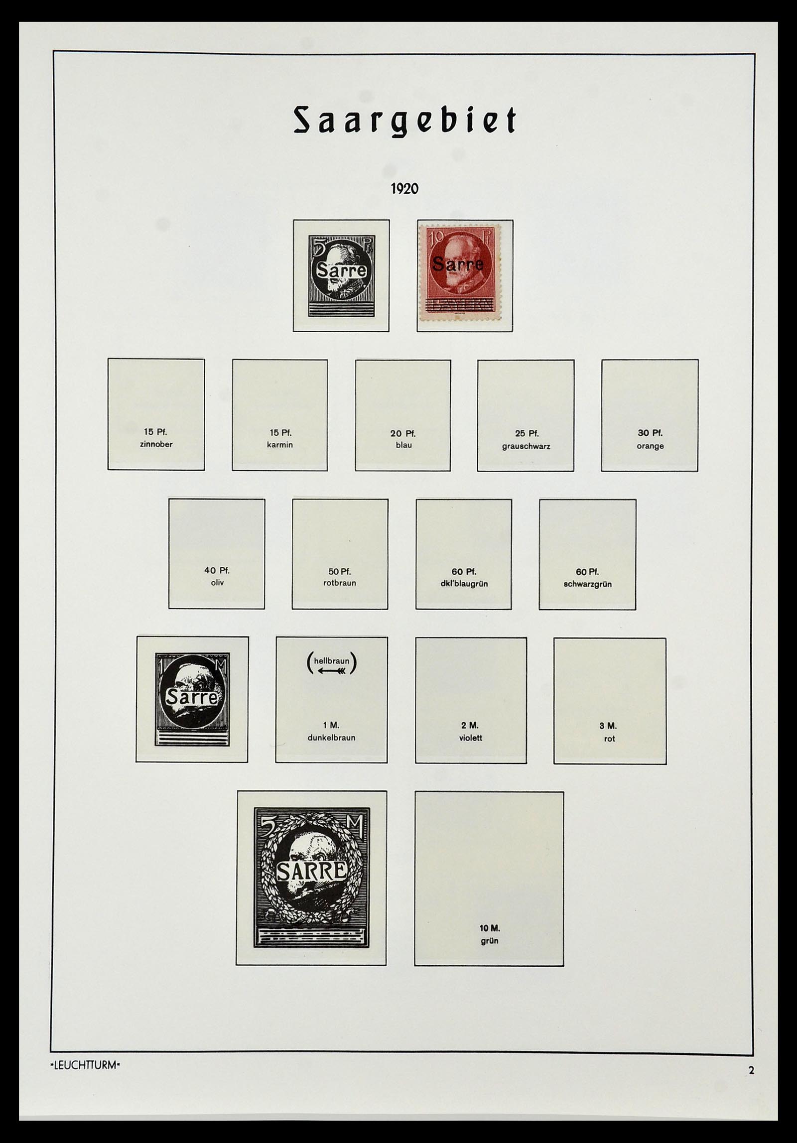 34053 043 - Stamp collection 34053 German Zones 1945-1949.