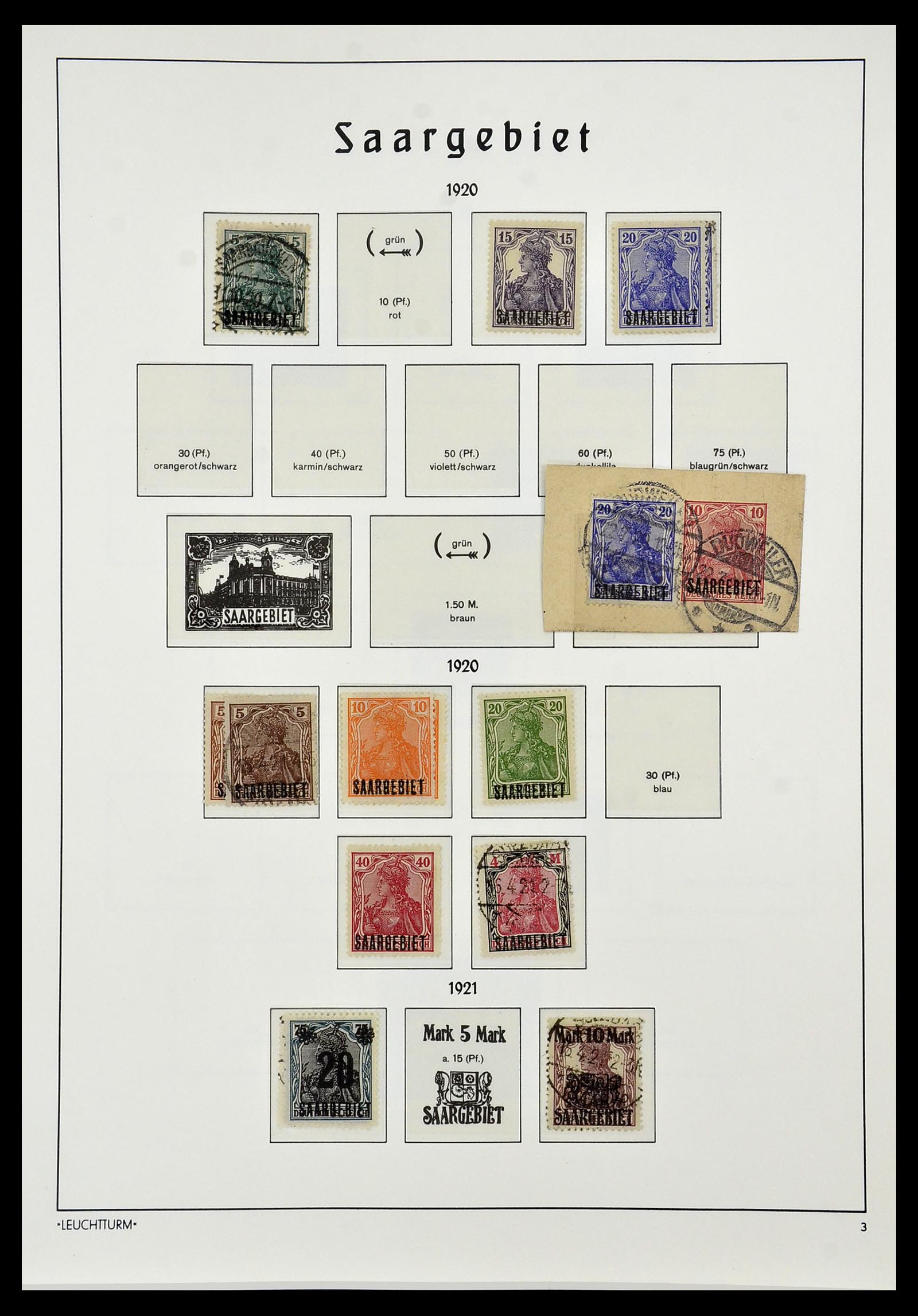 34053 044 - Stamp collection 34053 German Zones 1945-1949.