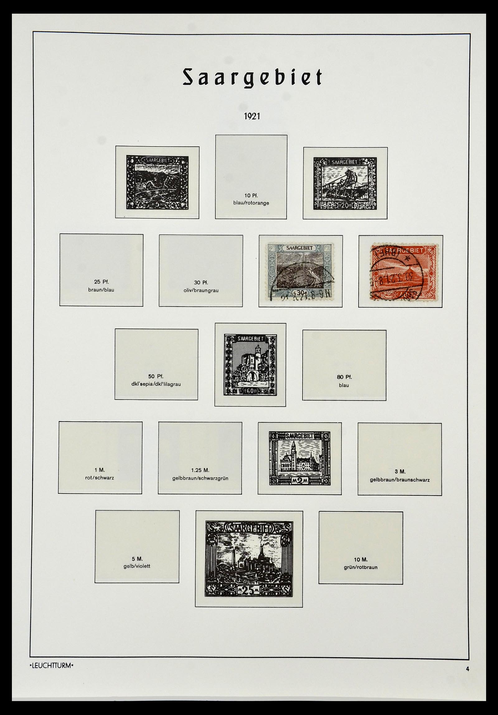 34053 045 - Stamp collection 34053 German Zones 1945-1949.