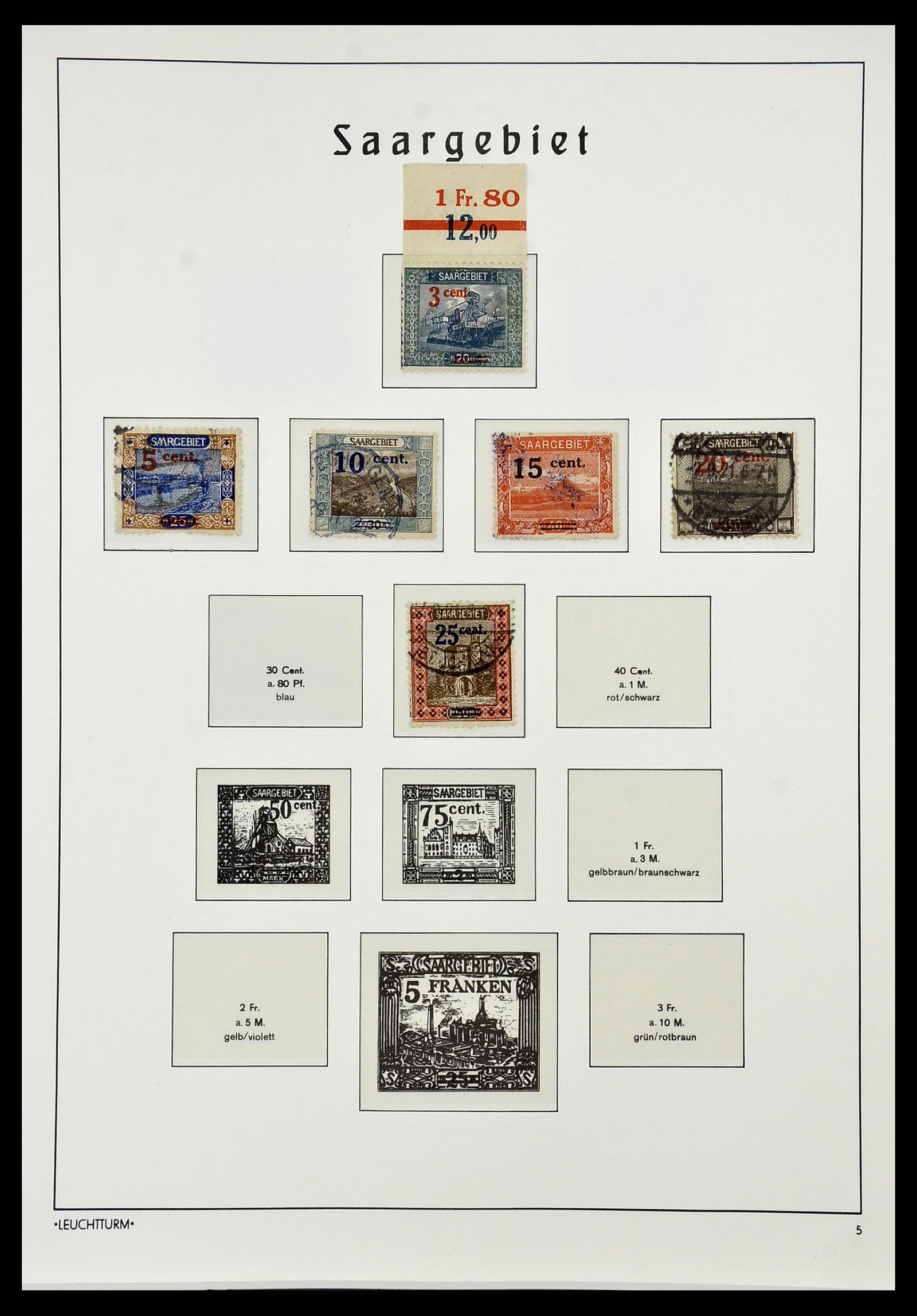 34053 046 - Stamp collection 34053 German Zones 1945-1949.