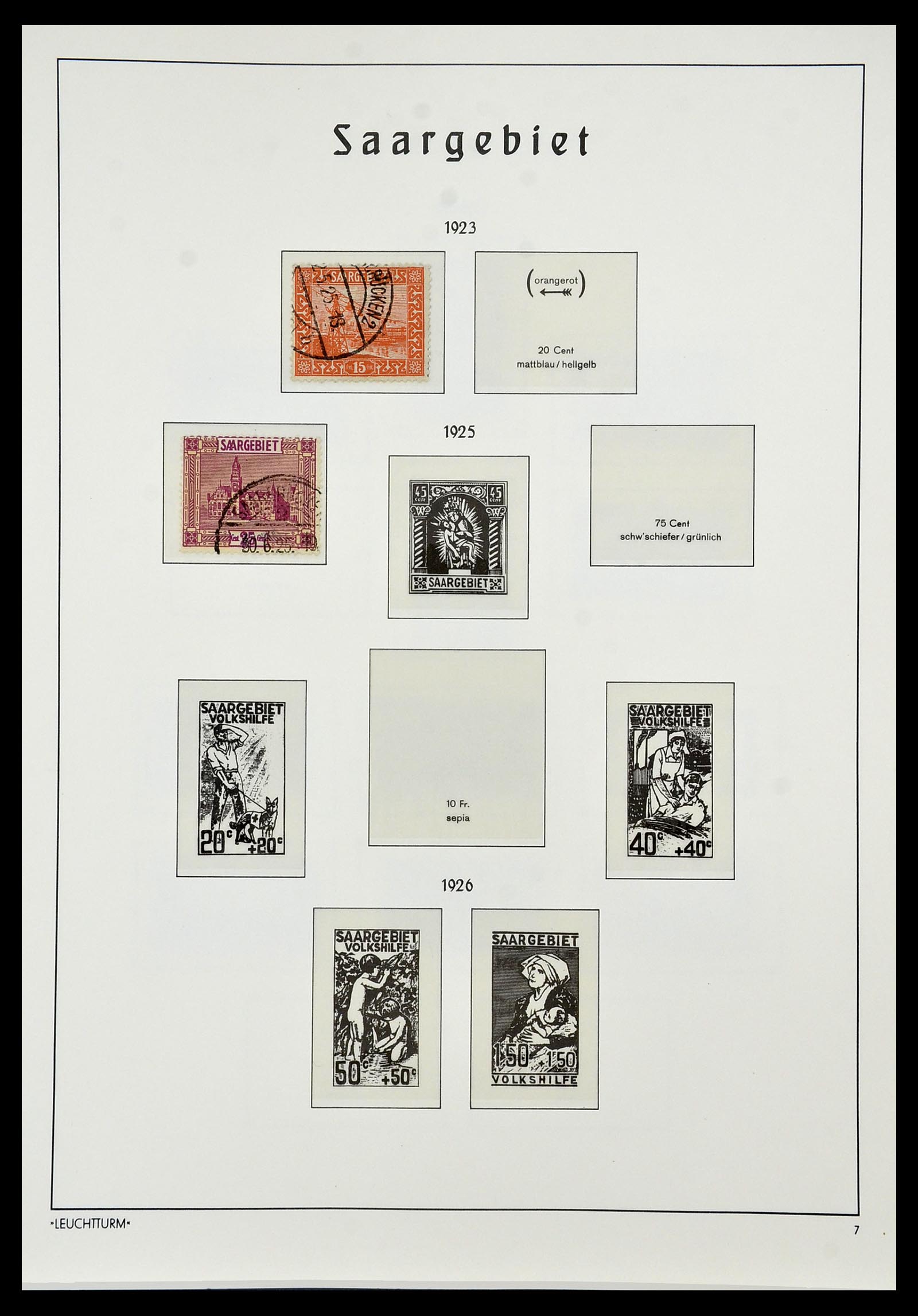 34053 048 - Stamp collection 34053 German Zones 1945-1949.