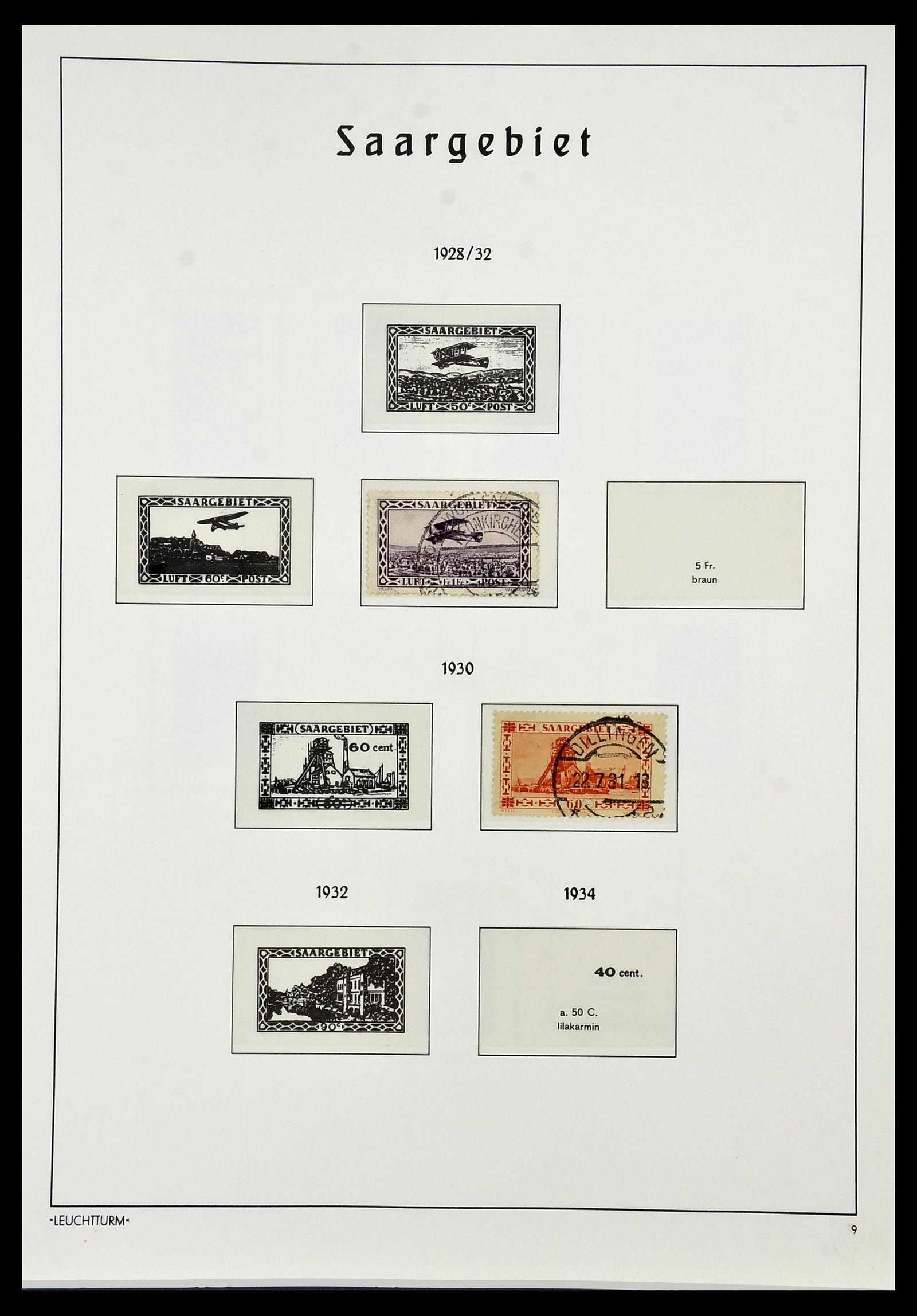 34053 050 - Stamp collection 34053 German Zones 1945-1949.