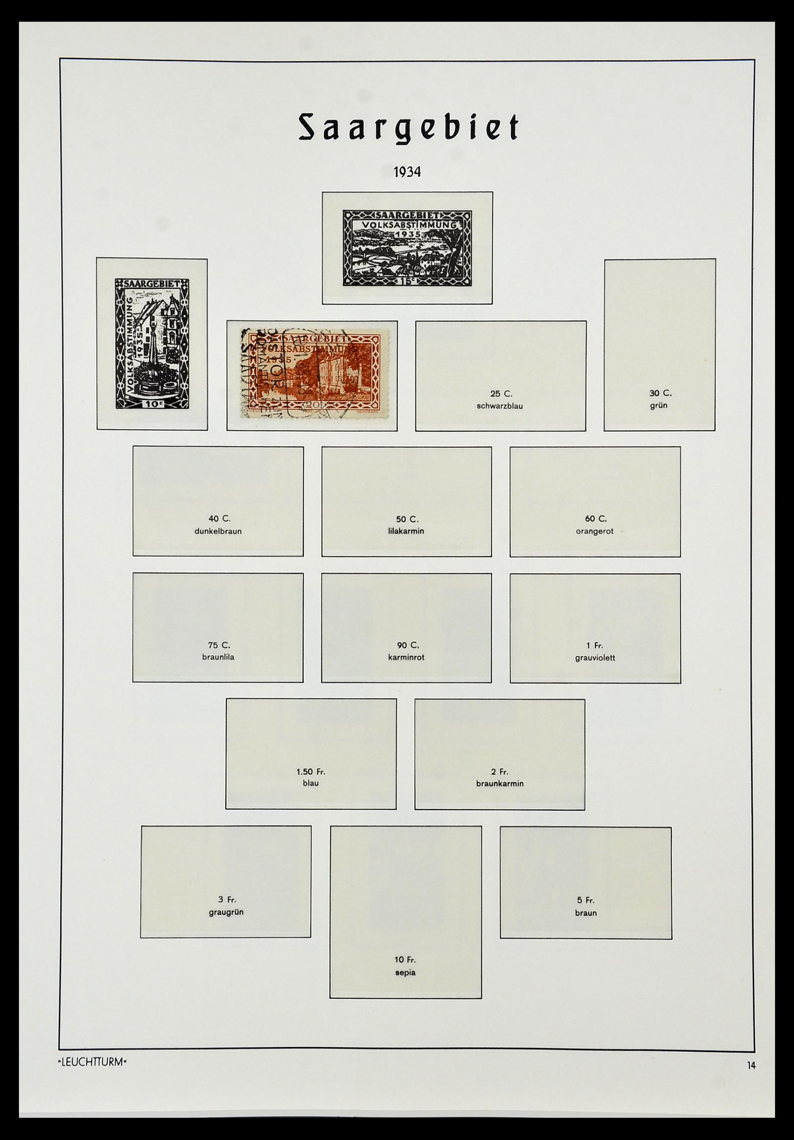 34053 051 - Stamp collection 34053 German Zones 1945-1949.