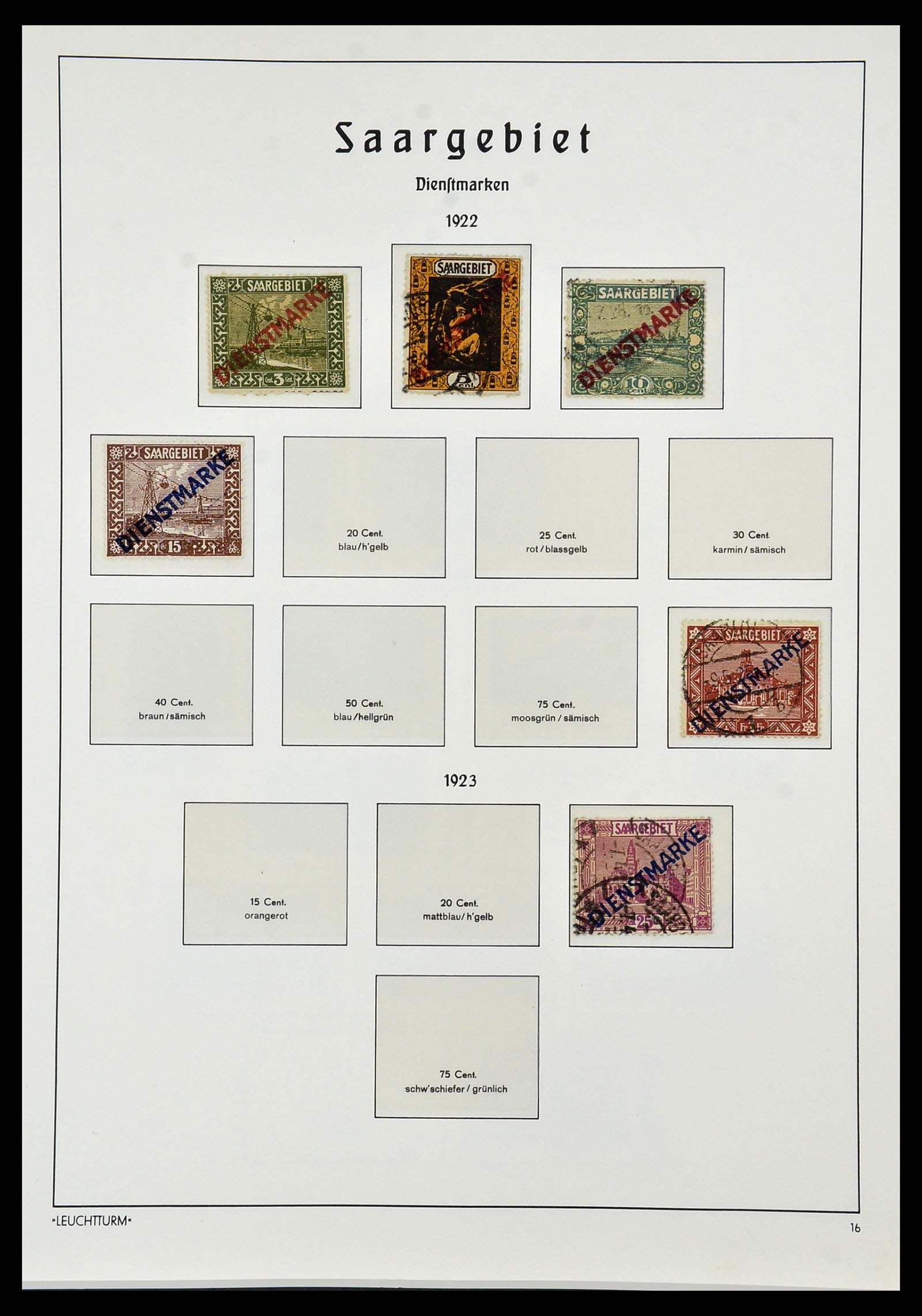 34053 052 - Stamp collection 34053 German Zones 1945-1949.