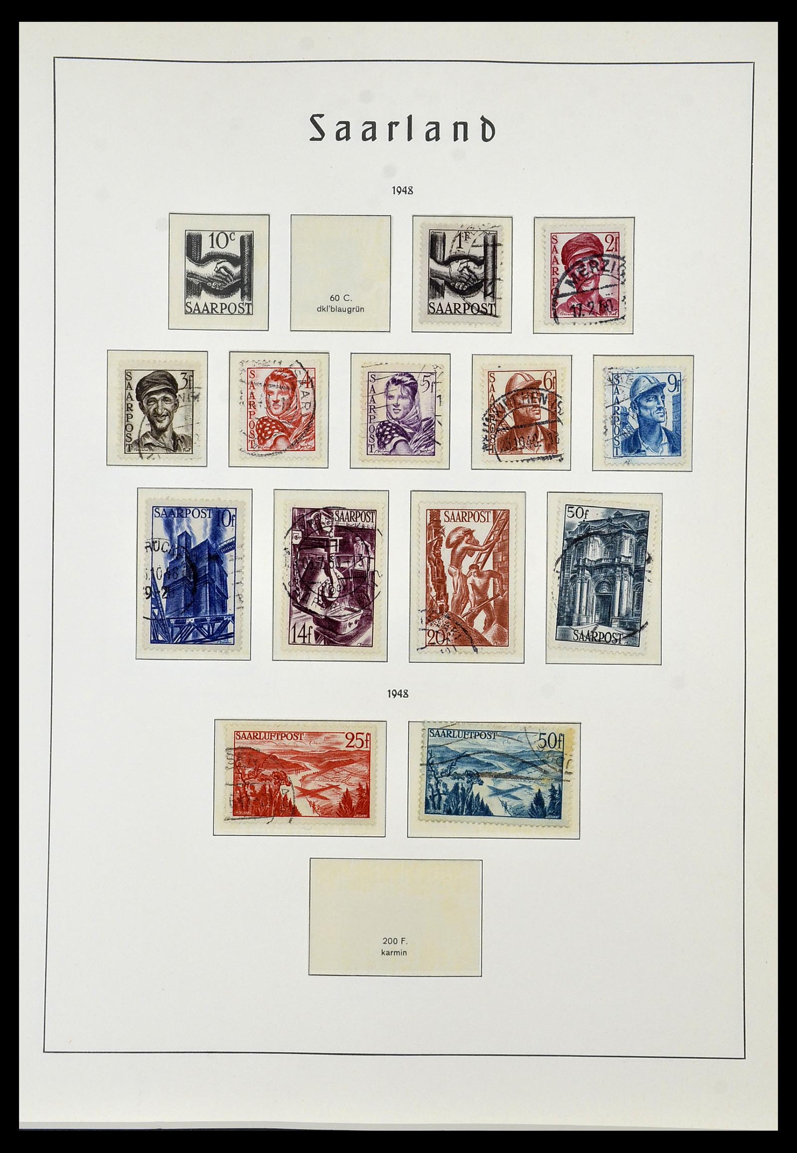 34053 056 - Stamp collection 34053 German Zones 1945-1949.