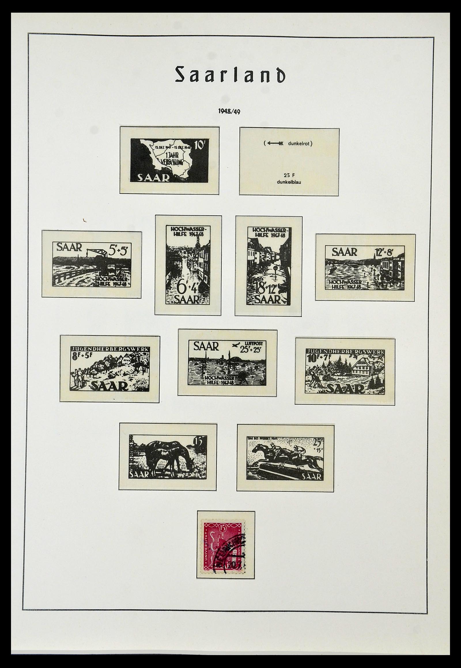 34053 057 - Stamp collection 34053 German Zones 1945-1949.