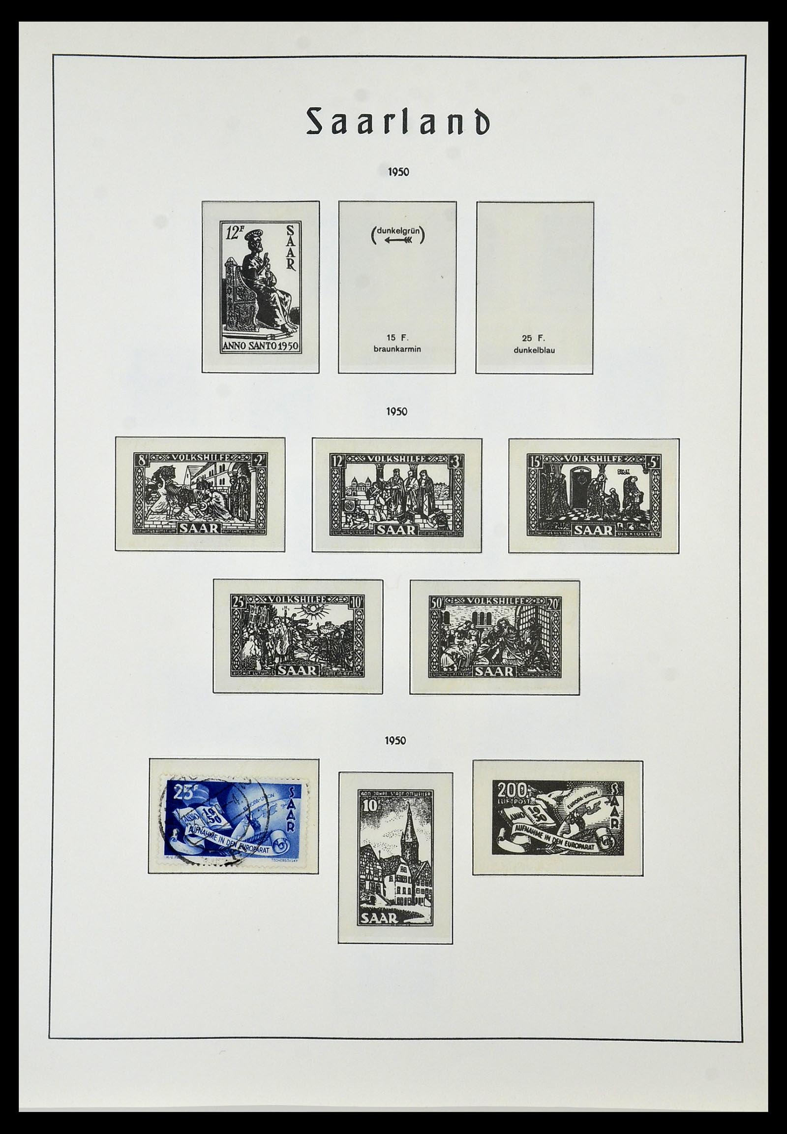 34053 058 - Stamp collection 34053 German Zones 1945-1949.