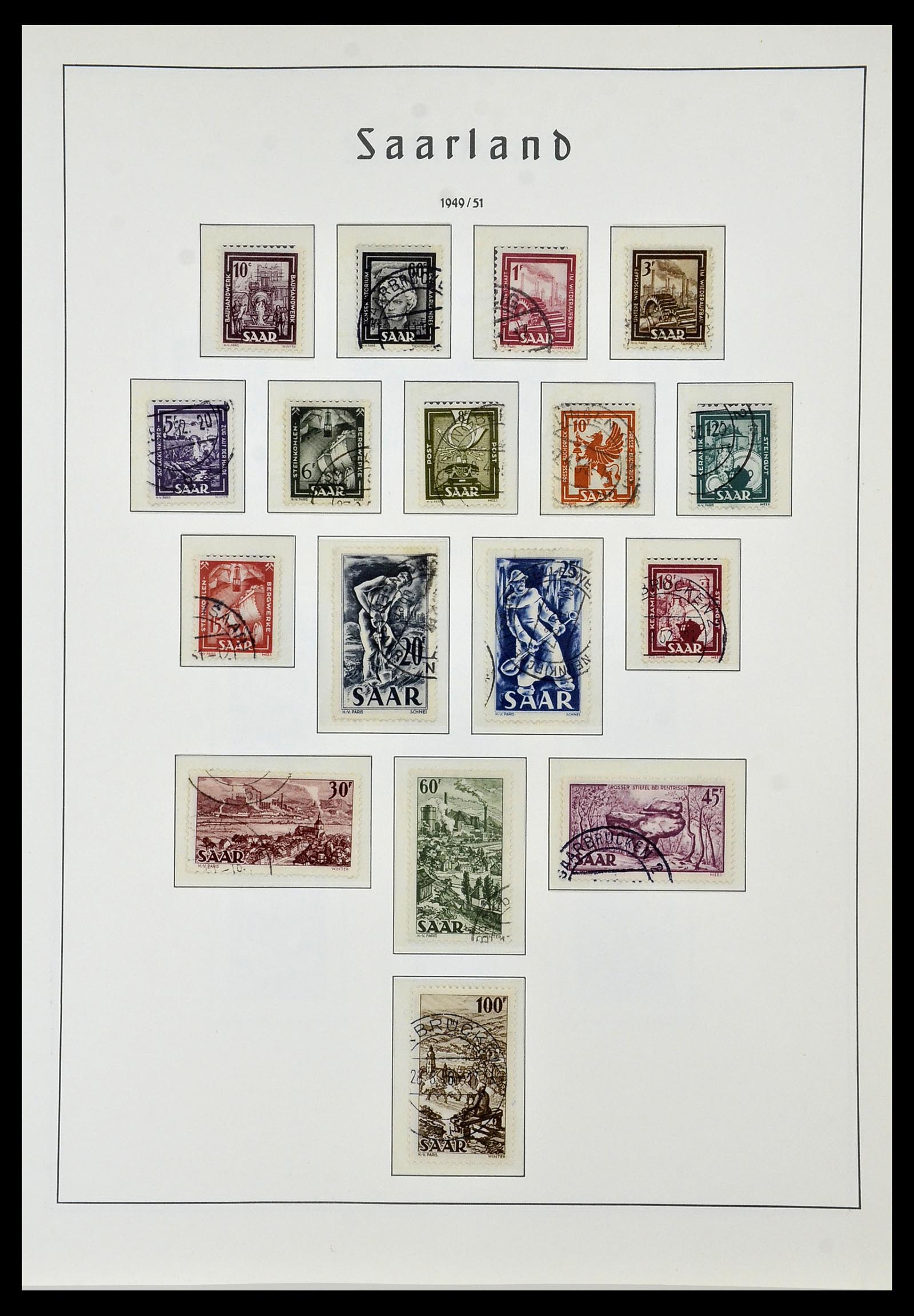 34053 059 - Stamp collection 34053 German Zones 1945-1949.