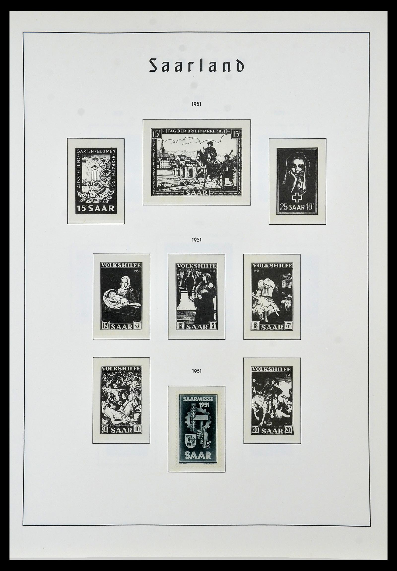 34053 060 - Postzegelverzameling 34053 Duitse Zones 1945-1949.