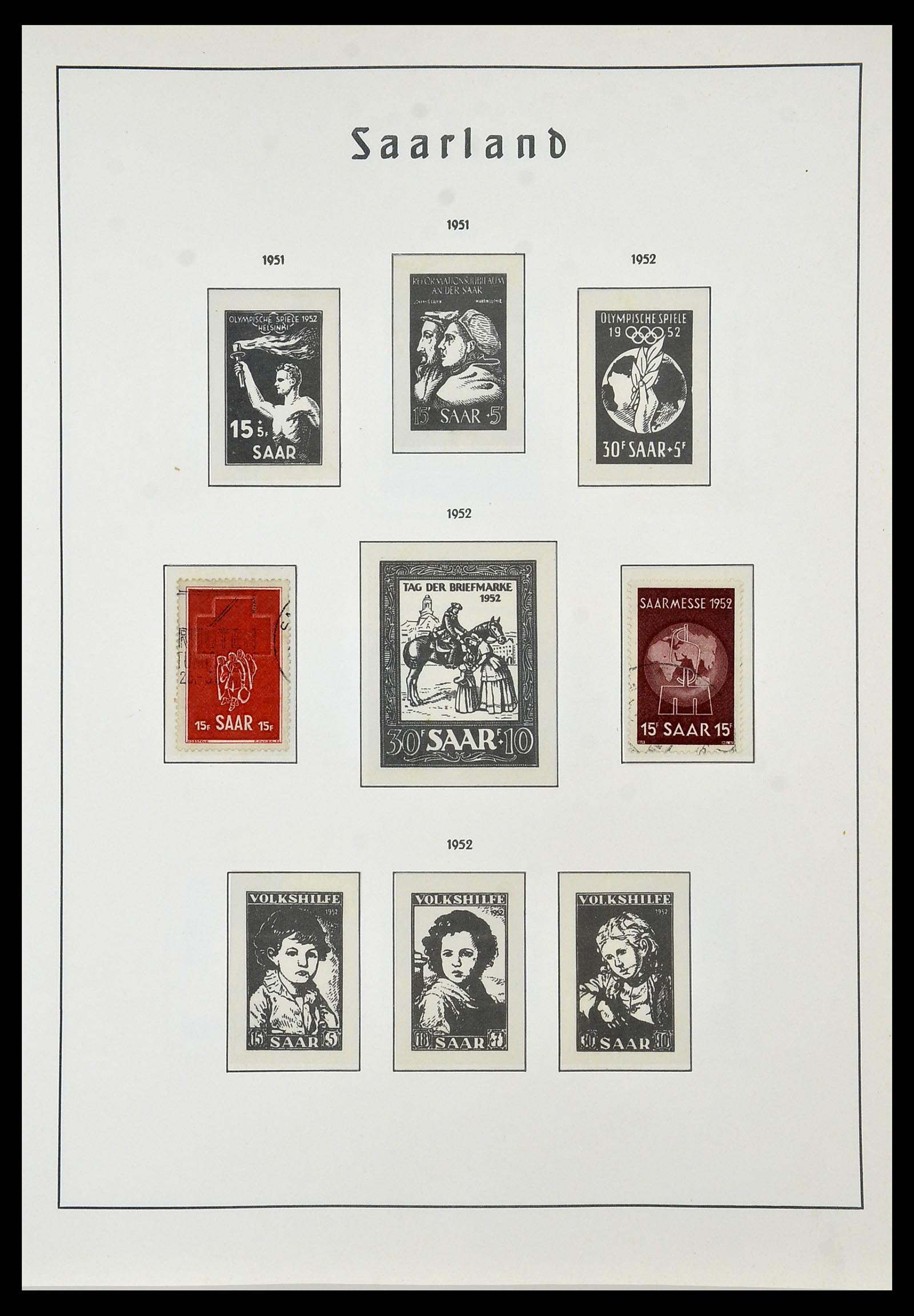 34053 061 - Stamp collection 34053 German Zones 1945-1949.