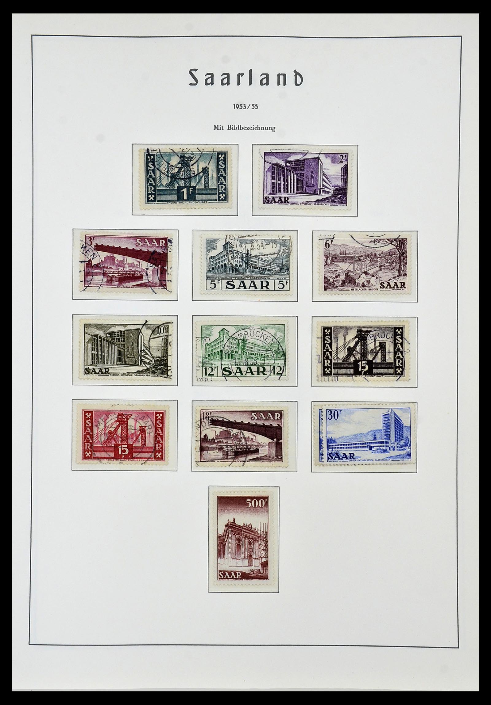 34053 063 - Stamp collection 34053 German Zones 1945-1949.